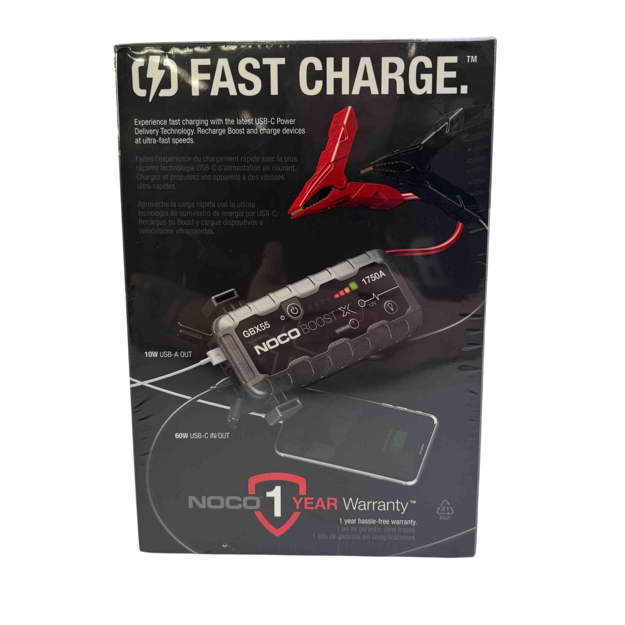 NOCO Boost X GBX55 1750A 12V UltraSafe Portable Lithium Jump