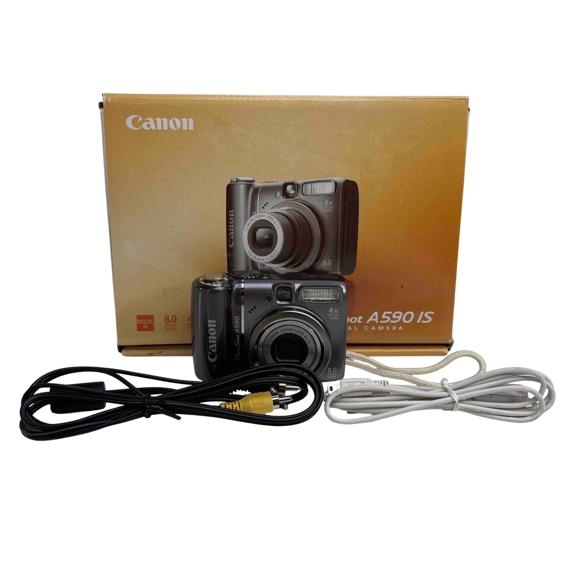 Canon PowerShot A590 IS 8 MP Point-And-Shoot Digital Camera