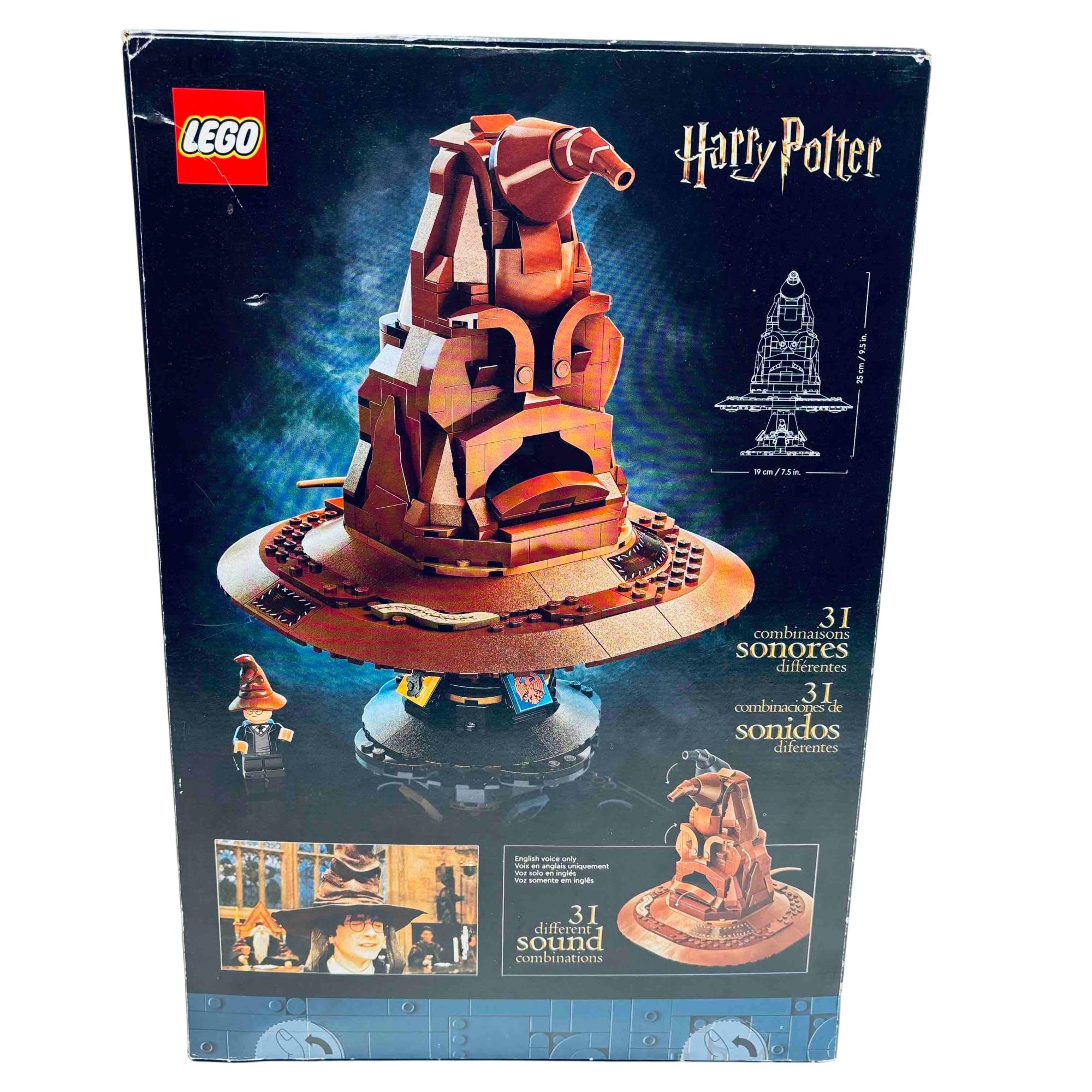 LEGO 76429 Harry Potter Talking Sorting Hat Building Set 561 Pieces