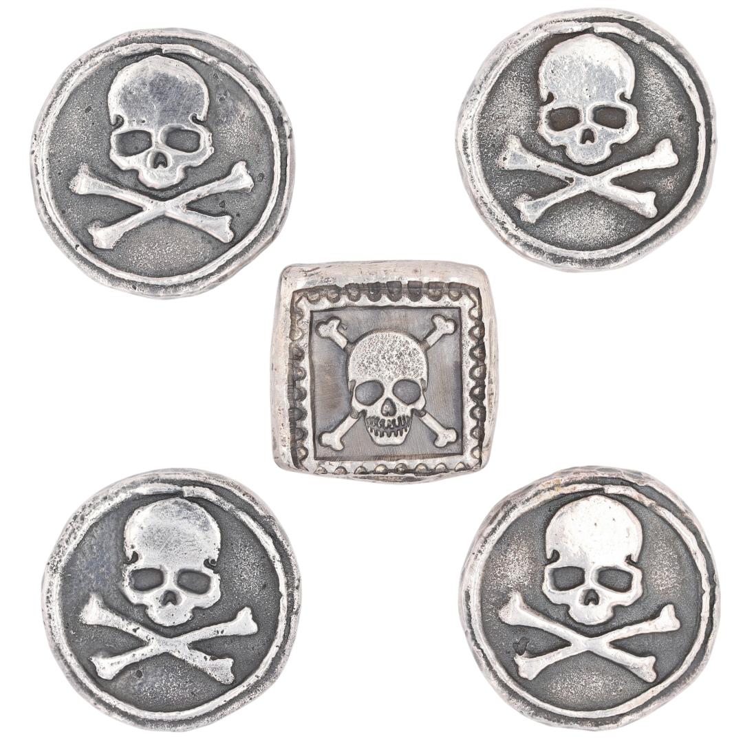 MK Barz & Bullion Pirate Booty Button Series Type I .999 Fine Silver ...