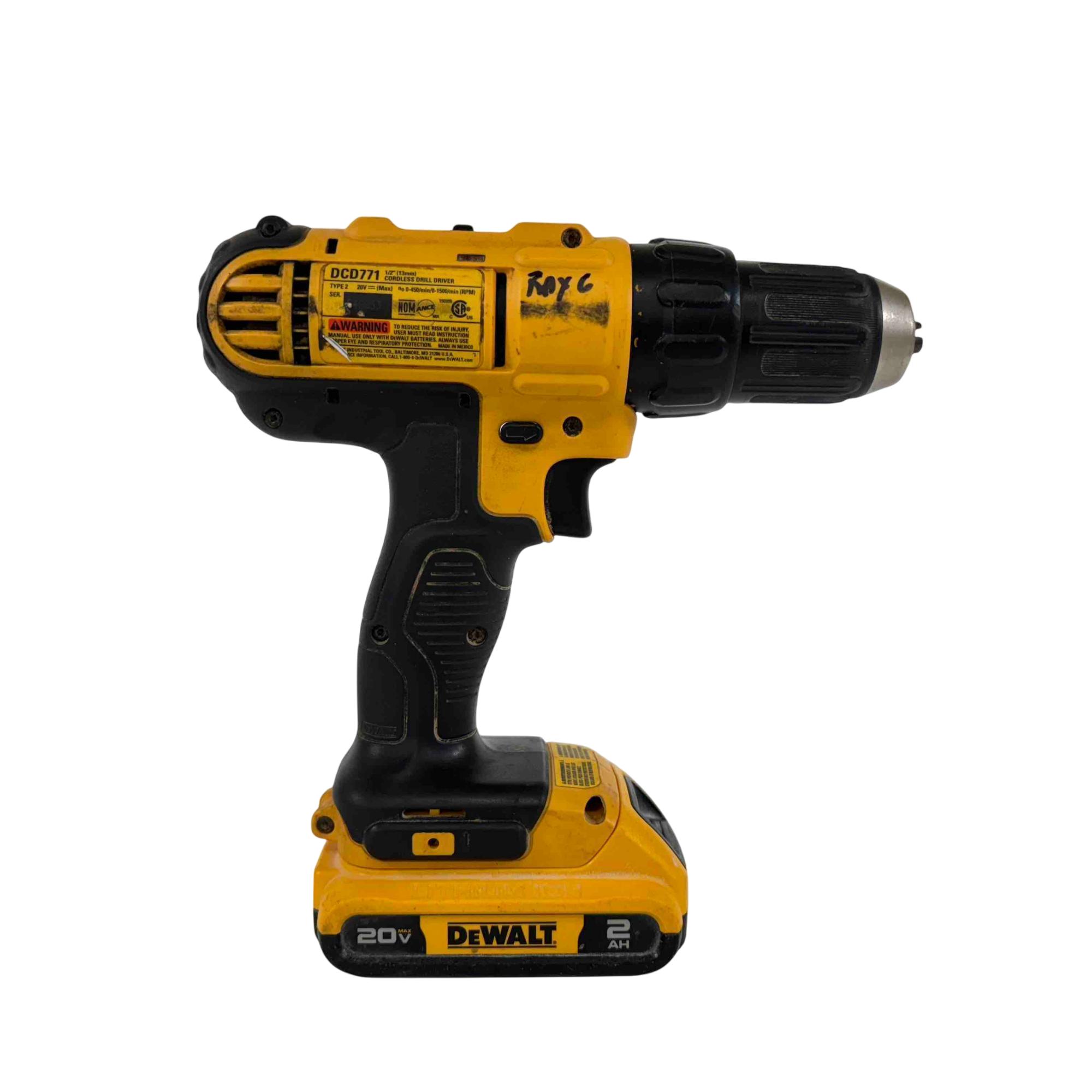 DEWALT DCD771 20V MAX 1/2