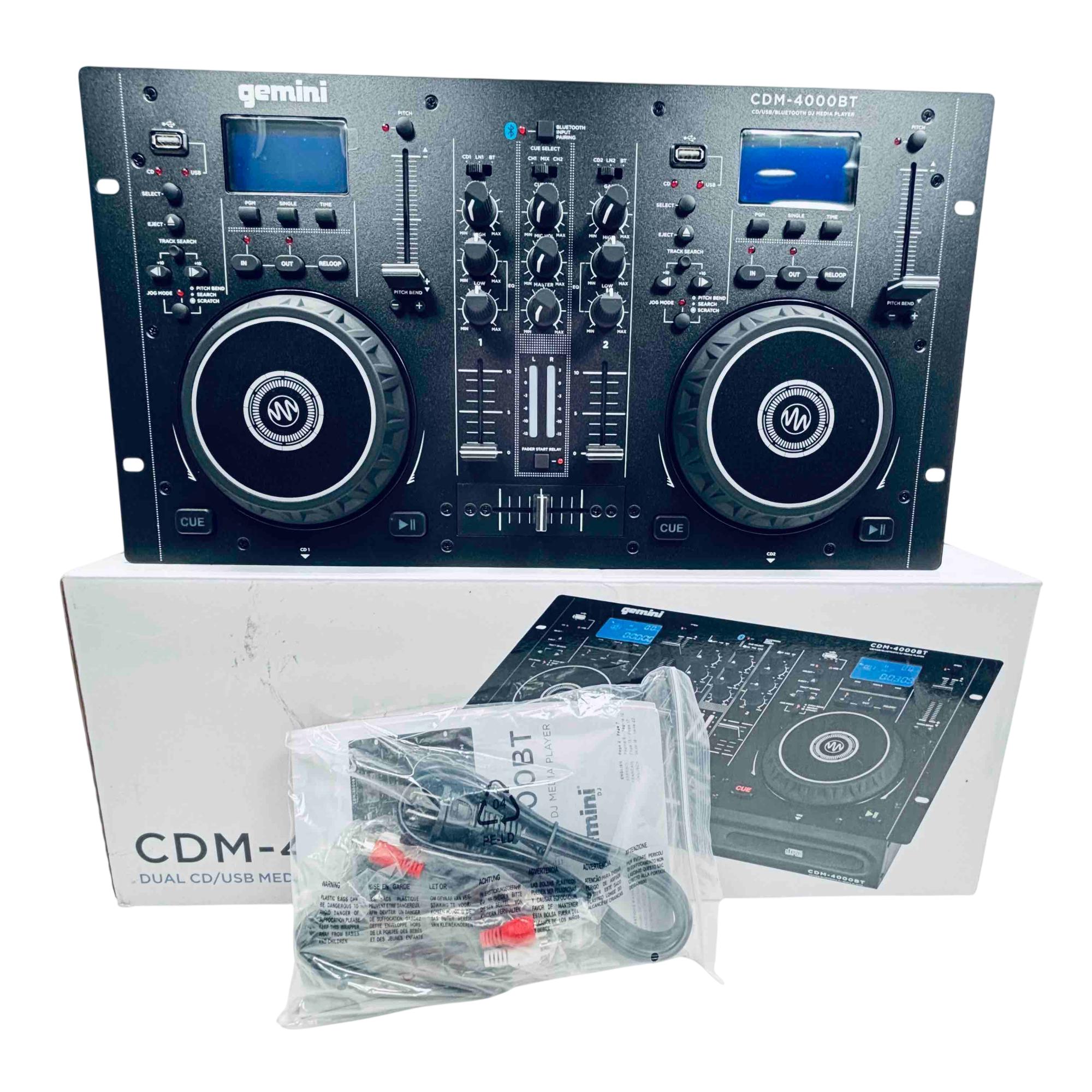 GEMINI CDJ CDM-4000 オマケ付 Gemini CDM-4000 DJ Double Deck Controller for sale online | eBay