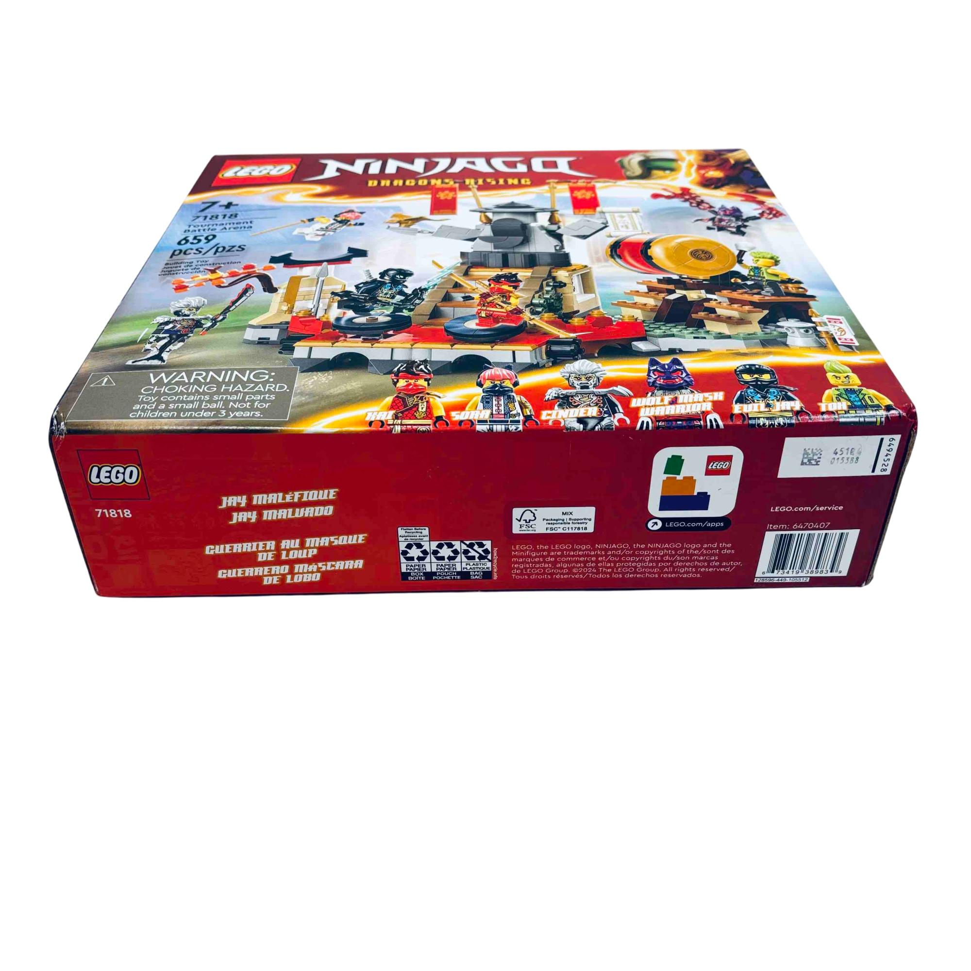 LEGO 71818 Ninjago Dragons Rising Tournament Battle Arena Set 659