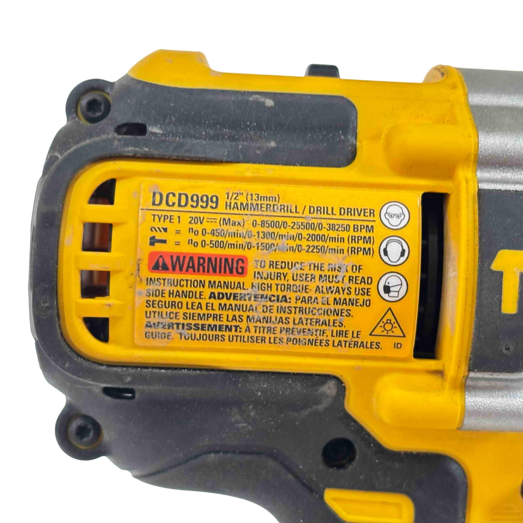DeWalt DCD999 20V MAX Brushless 1/2