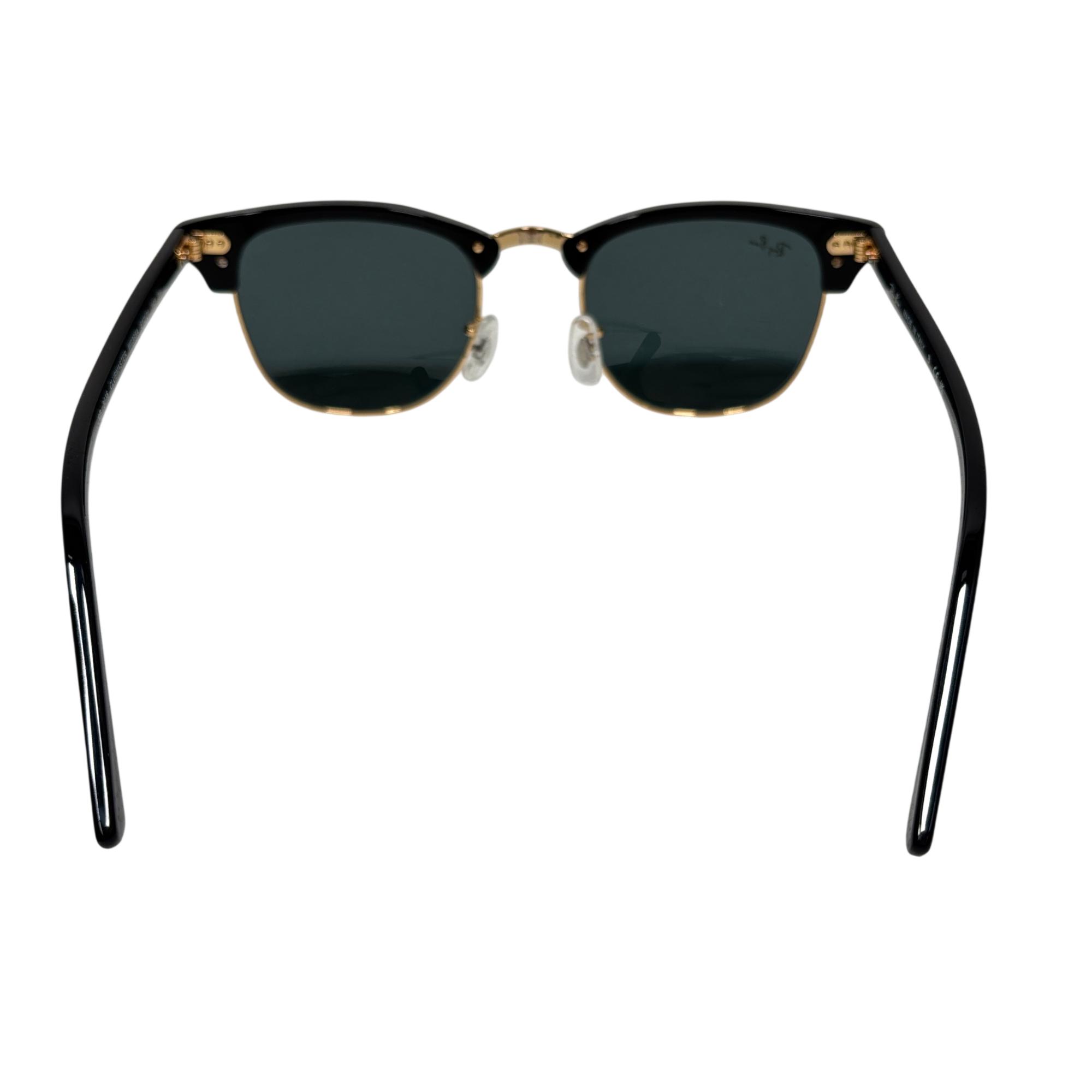 Ray-Ban Clubmaster Classic RB3016 W0365 Polished Black/Gold Sunglasses
