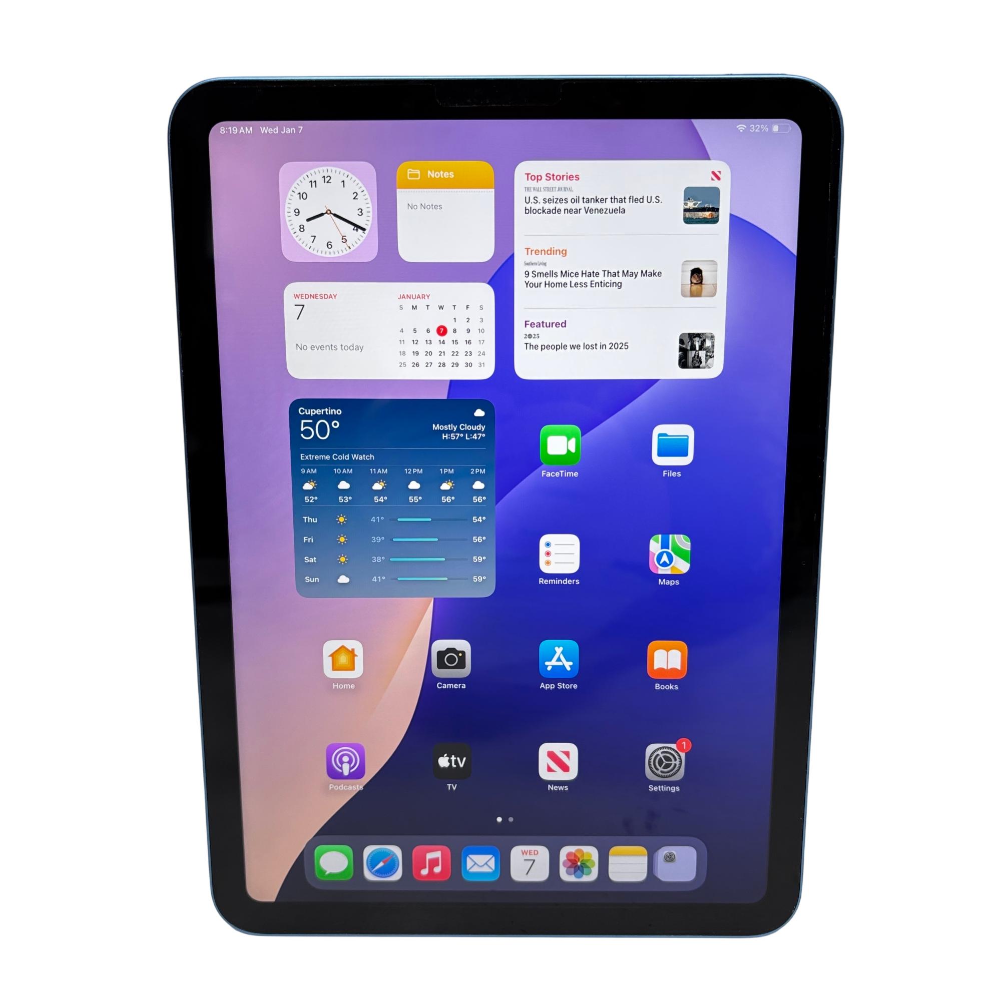 Apple iPad A16 11th Generation MD4A4LL/A 128GB Wi-Fi 11