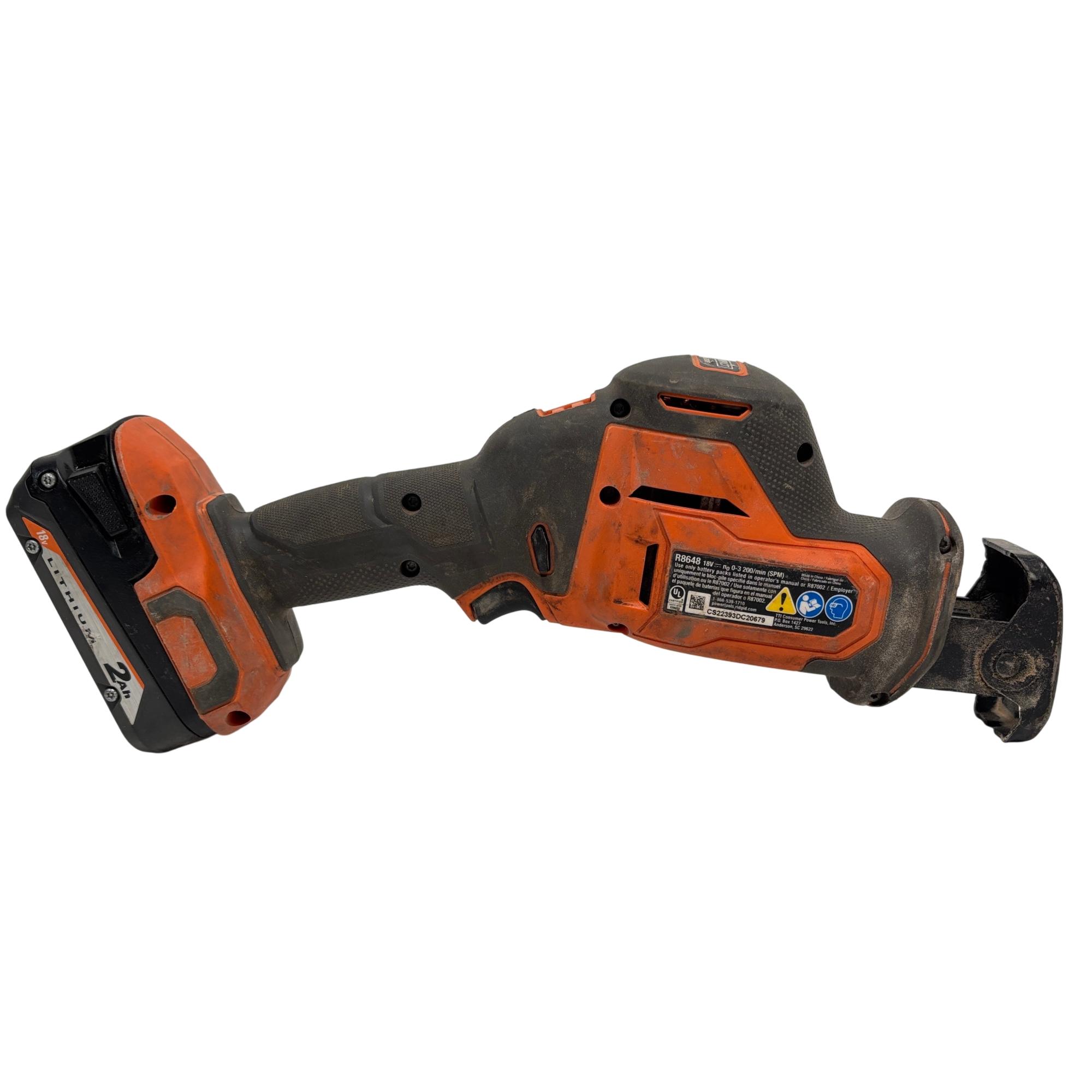 RIDGID R8648 18-Volt SubCompact Brushless Cordless One-Handed ...