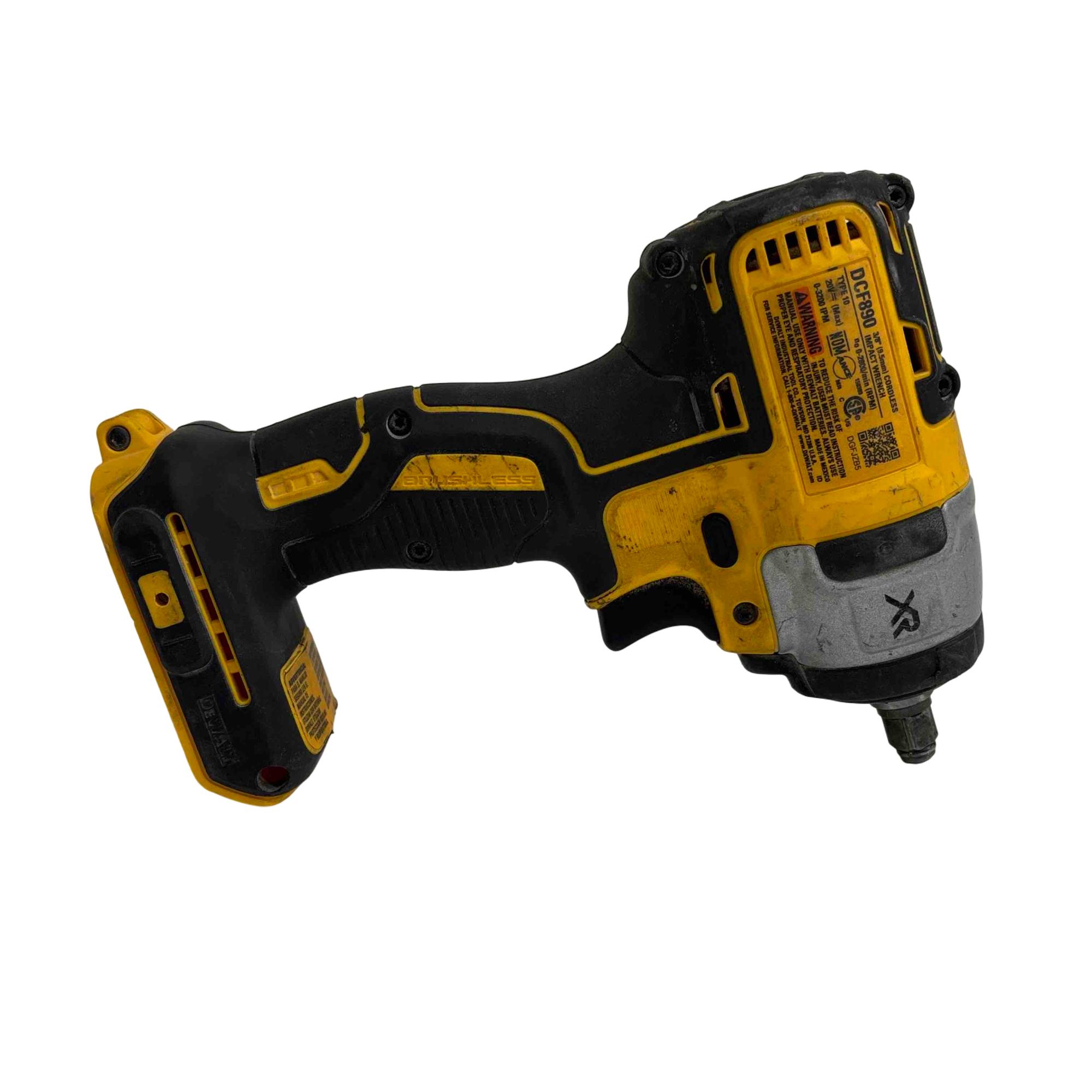 DEWALT 20V MAX XR Cordless Brushless Reciprocating Saw and ATOMIC 20V MAX Cordless Brushless 3/8 in. Impact Wrench (Tools-Only)