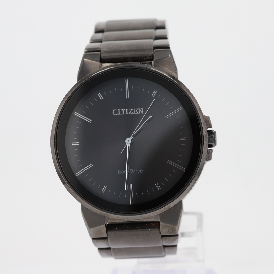 Citizen Axiom Eco-Drive 41mm Black Dial Stainless Steel Men's