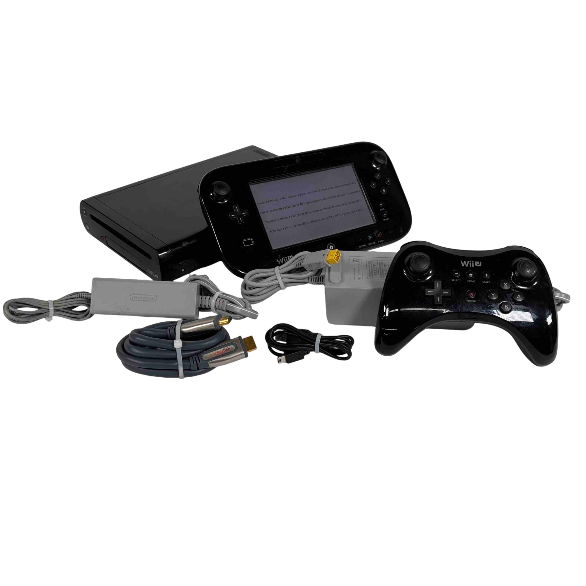 Nintendo Wii U Deluxe WUP-101(02) 32GB Storage Home Video