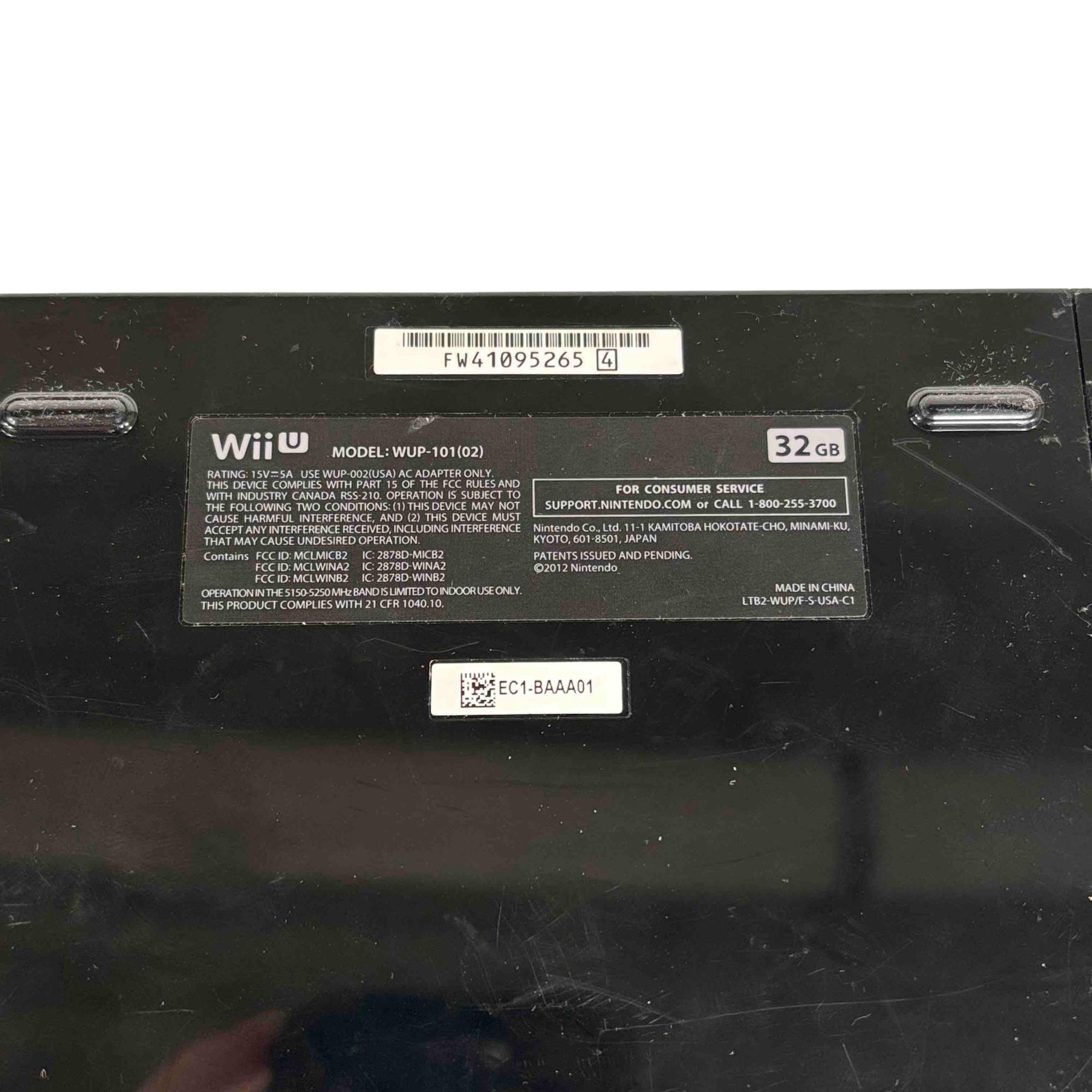 Nintendo Wii U Deluxe WUP-101(02) 32GB Storage Home Video