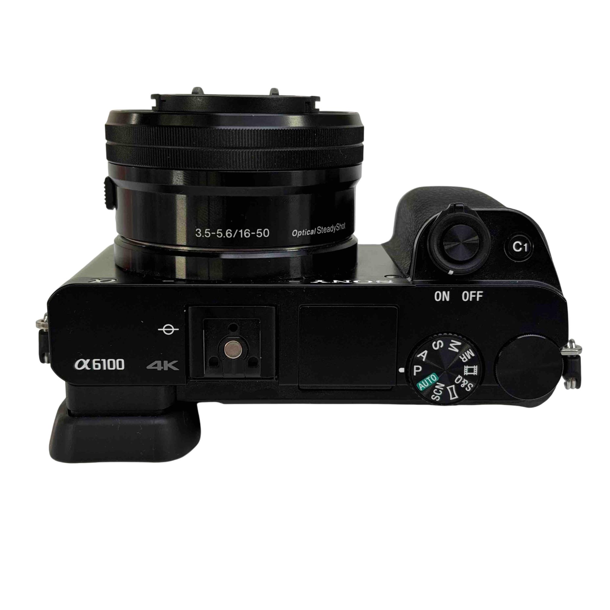 Sony Alpha A6100 ILCE-6100L Mirrorless 4K 24.2 MP Digital SLR Camera