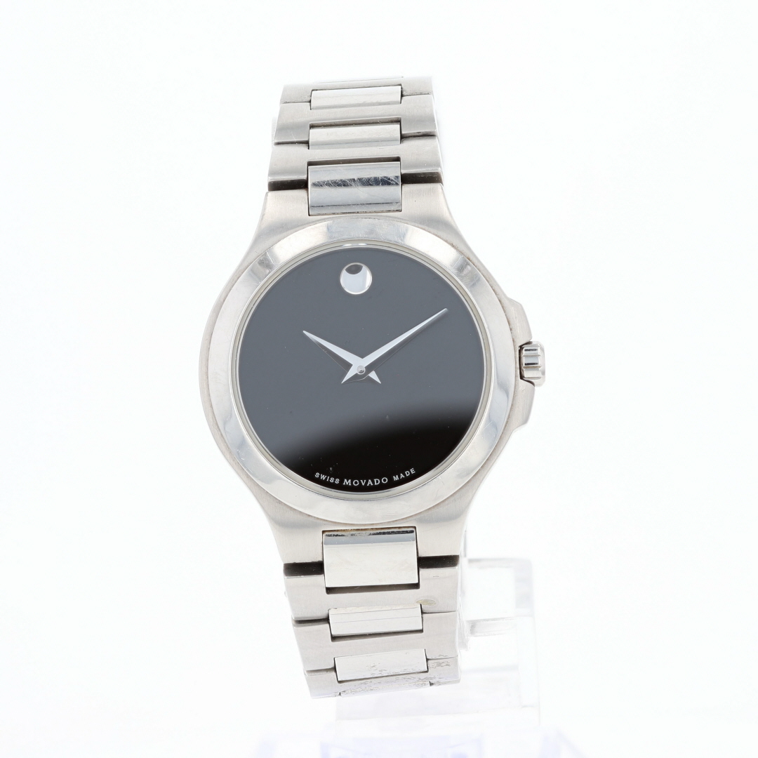 Movado Museum Classic 28mm Black Dial Quartz Stainless Steel  display picture 3