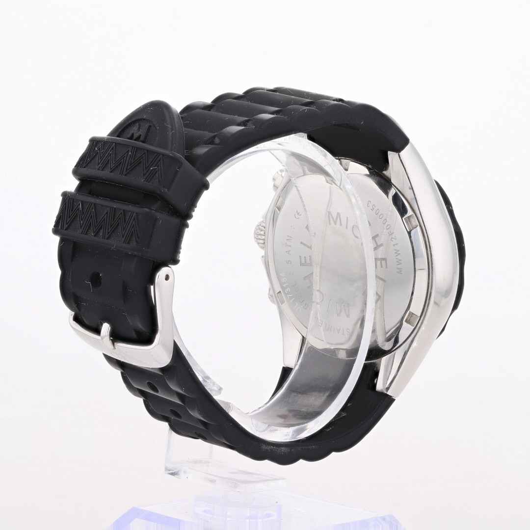 Michelle様 Michele Tahitian Jelly Bean Zebra Print Dial Silicone Strap