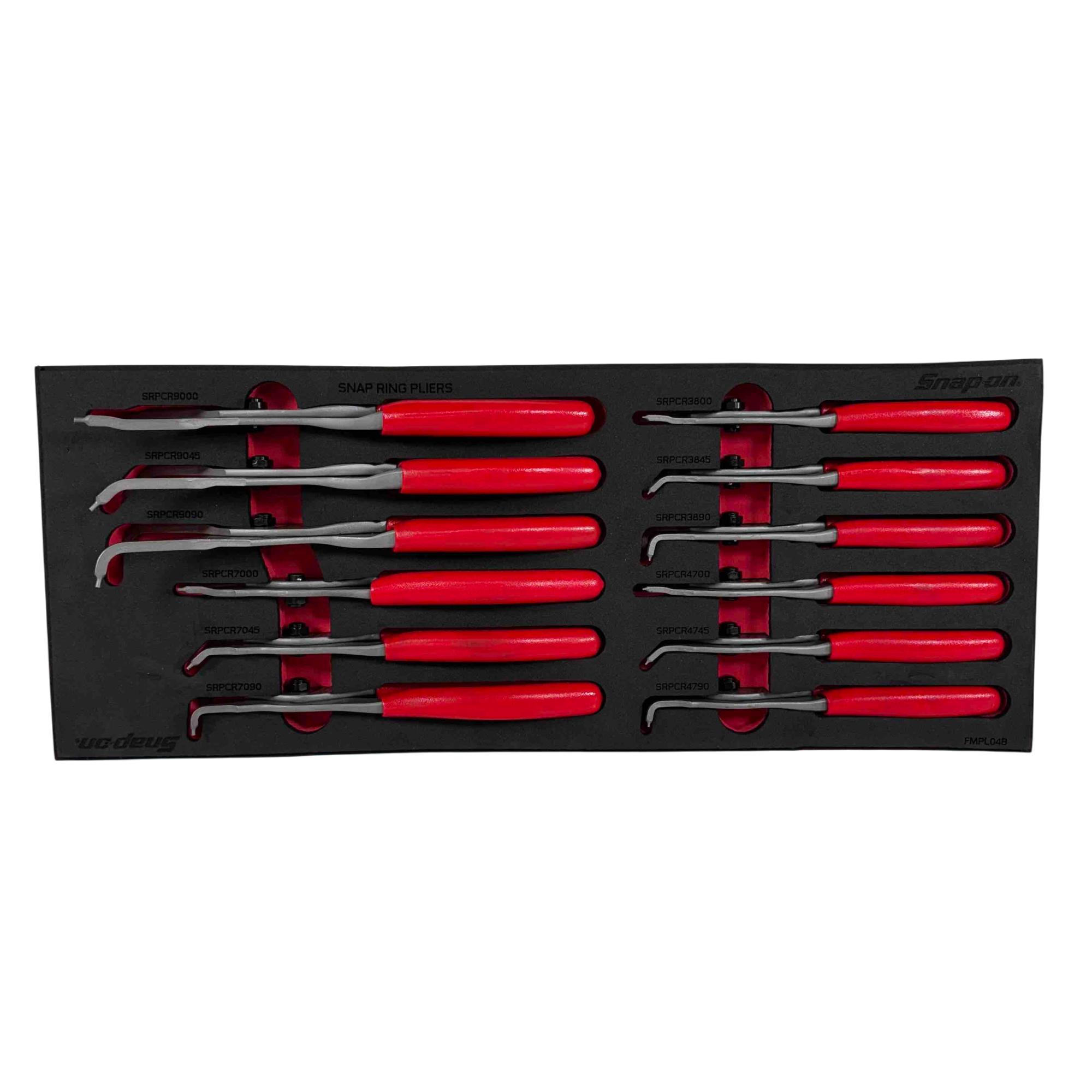 Snap-on FMPL04B 12 Piece Master Snap Ring Pliers Set