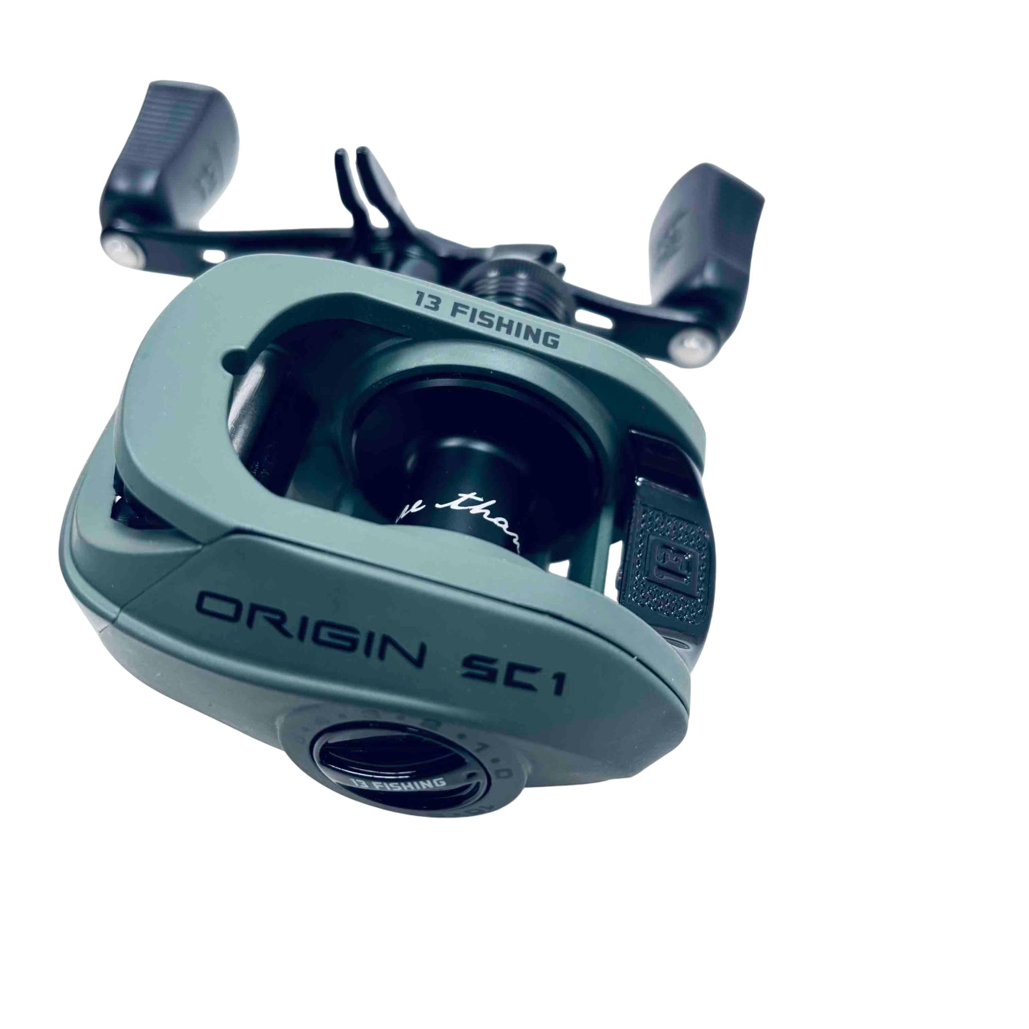 13 Fishing Origin SC1 Green & Black 8.1:1 Baitcast Fishing Reel