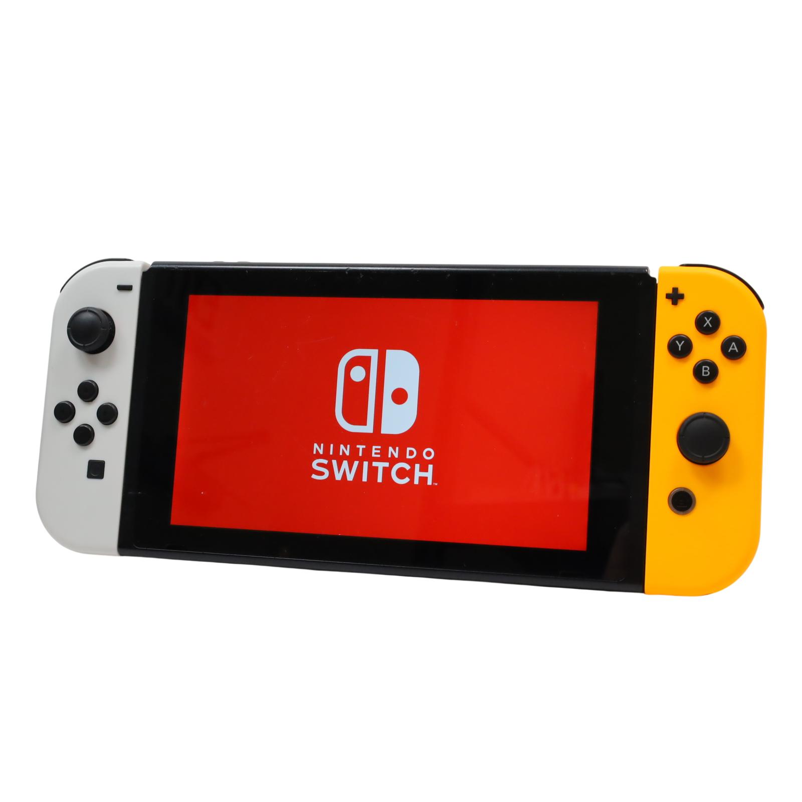 Nintendo Switch HAC-001(-01) 32GB Video Game System - White/Orange