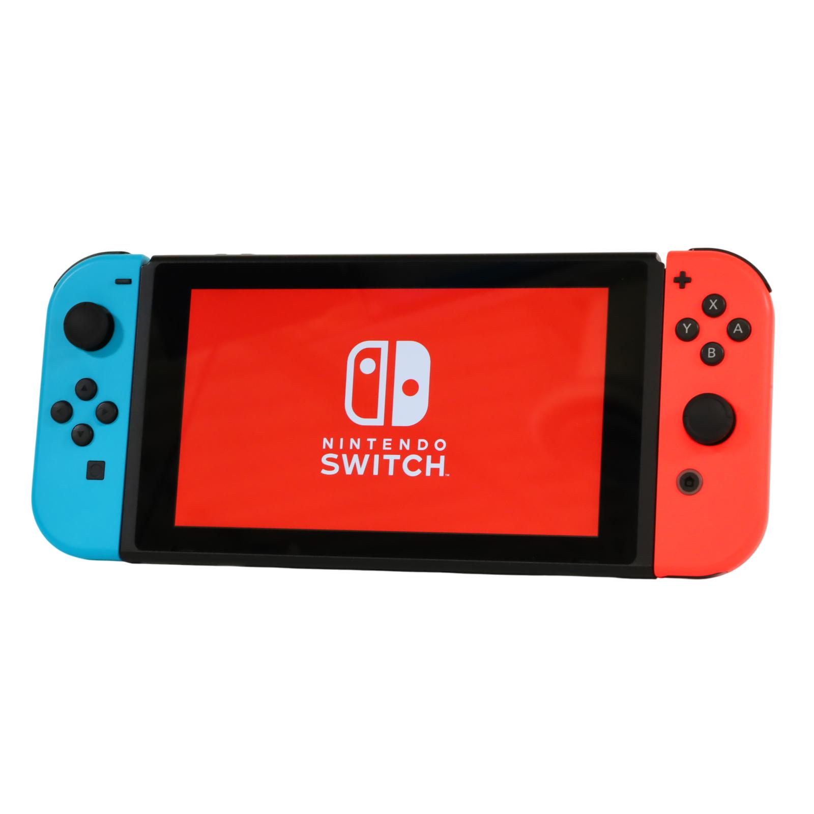 Nintendo Switch HAC-001 32GB Video Game System - Blue/Red (9741)