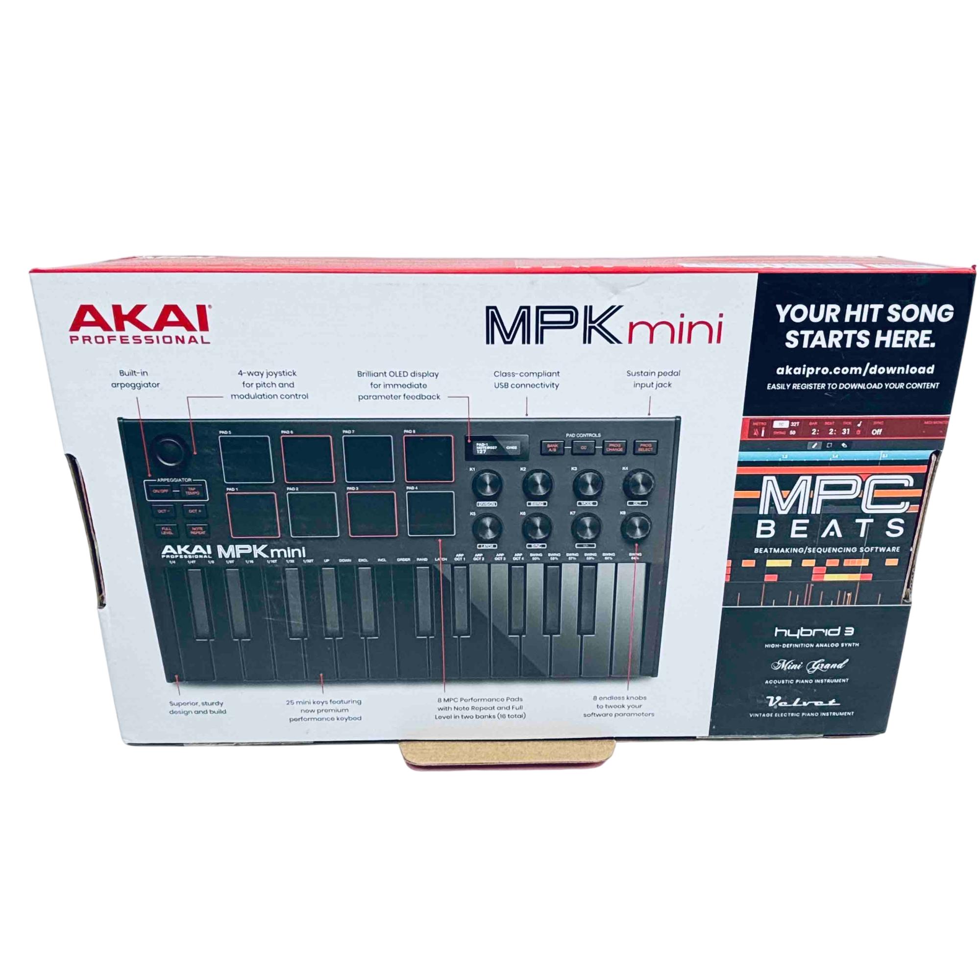 【yuka】①AKI MPKmini ②UR22C MPK Mini mk3 MIDI Controller | Akai Pro