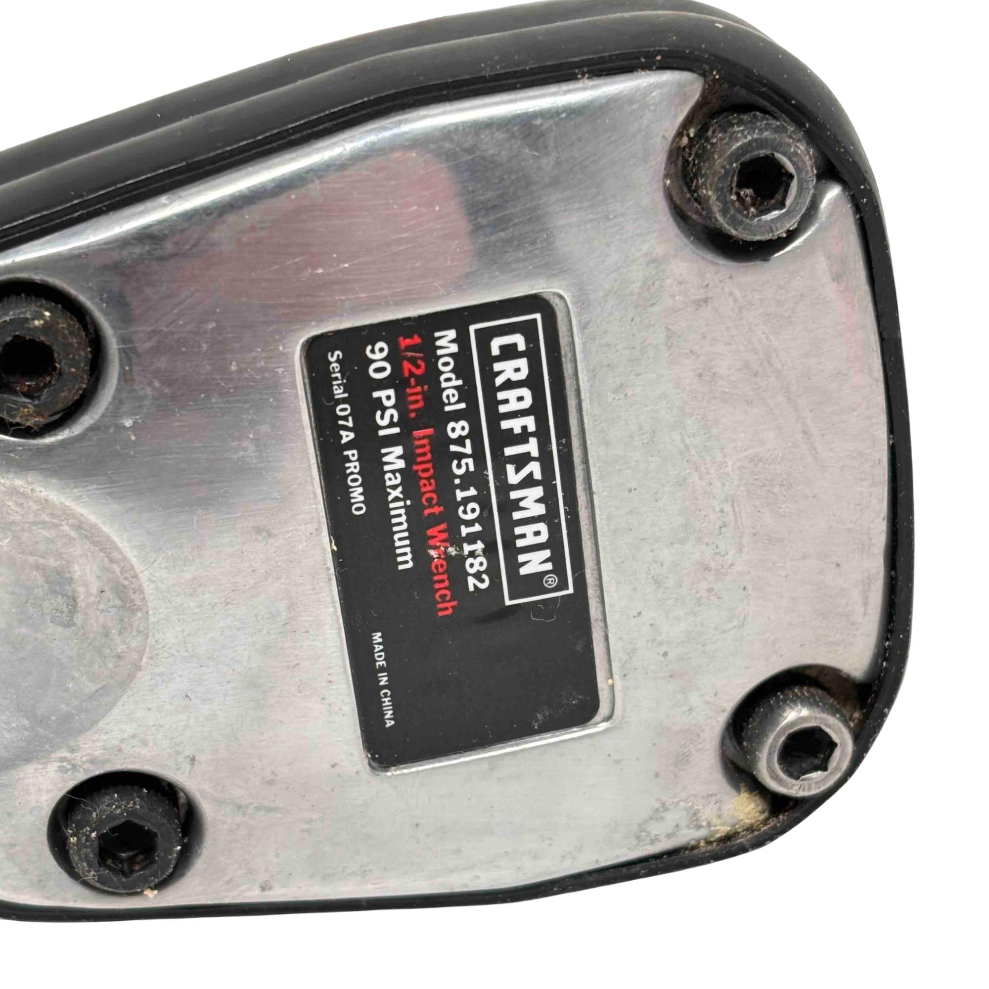 Craftsman 875.191182 Pneumatic 1/2