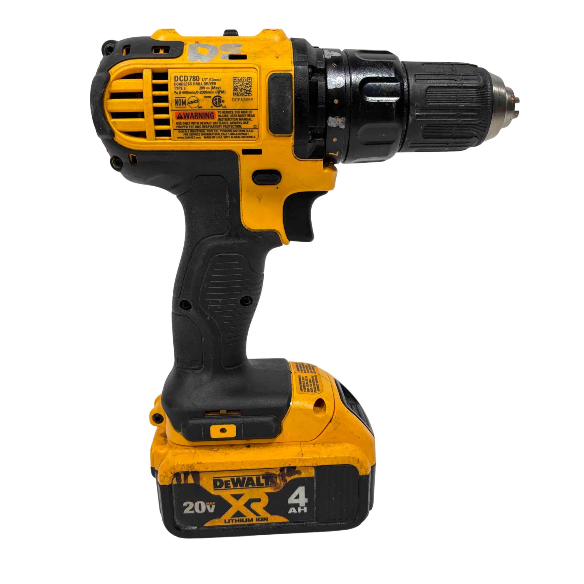 DEWALT DCD780 20-Volt MAX Li-Ion Cordless Compact 1/2 Drill