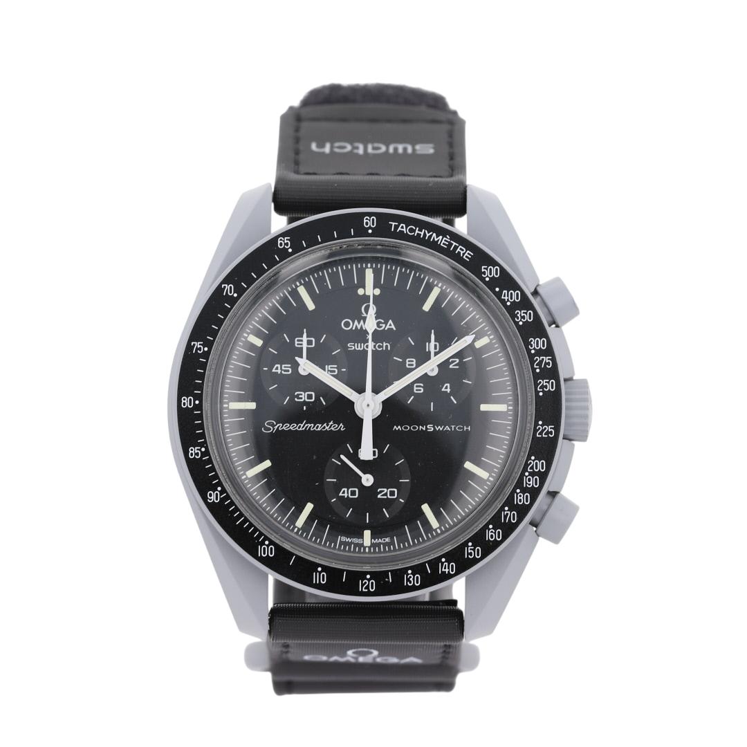 Omega x Swatch MoonSwatch Mission to the Moon Black Dial Quartz