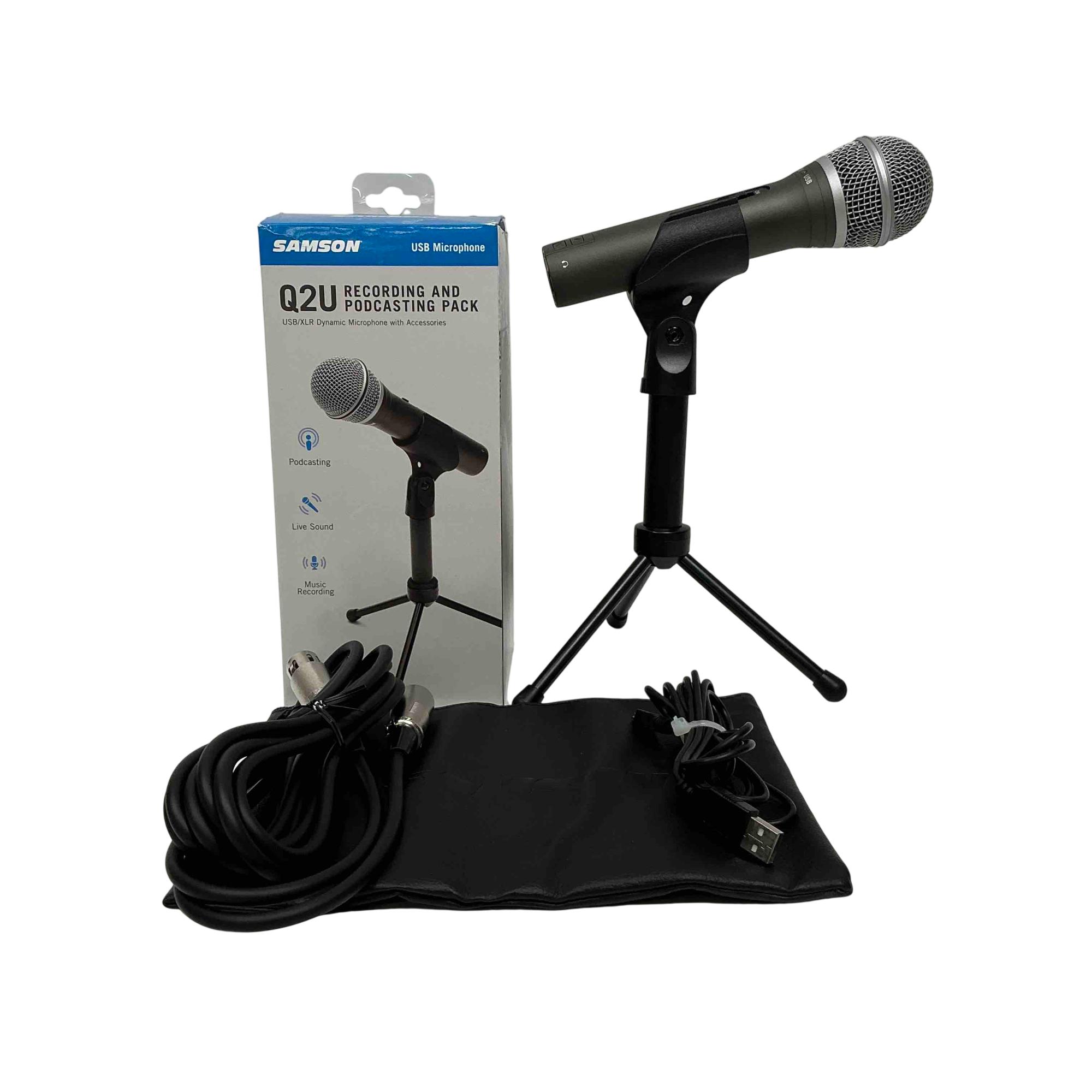 Samson SAQ2UHD Q2U Handheld Recording/Podcasting Microphone