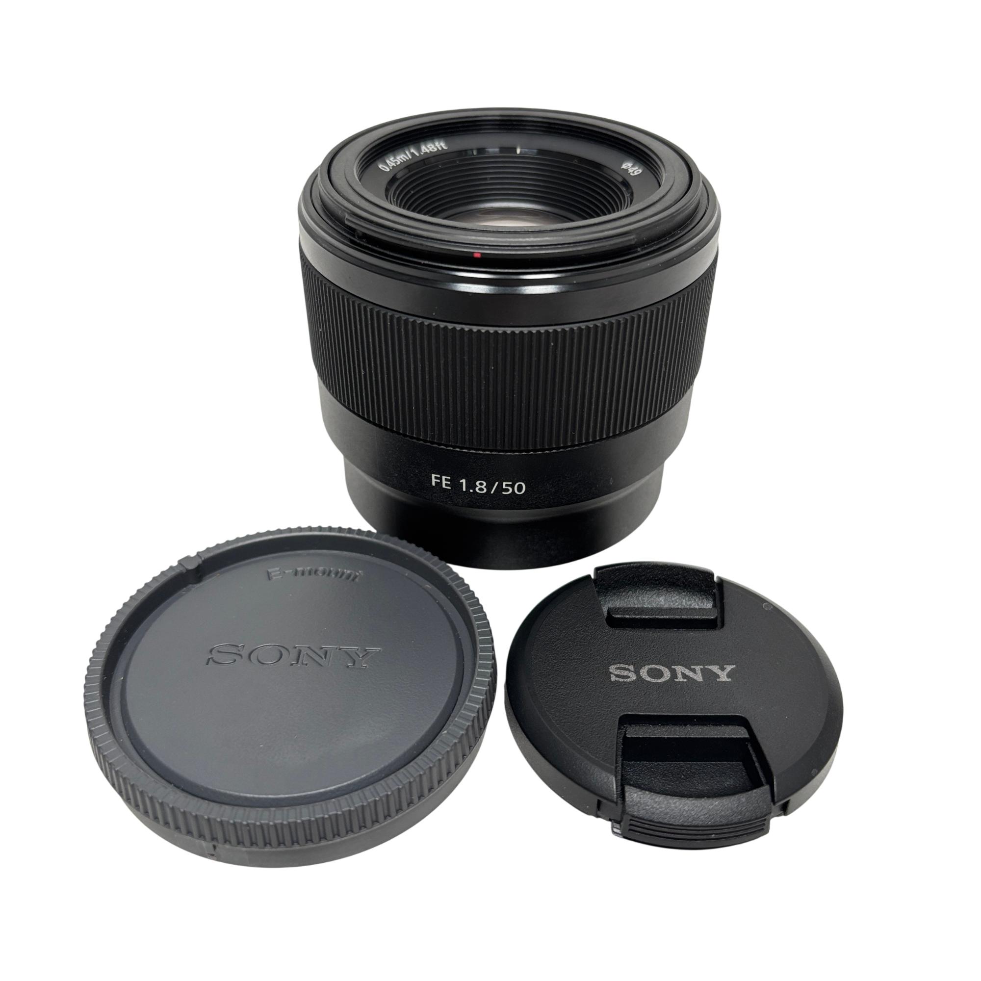 Sony SEL50F18F FE 50mm f/1.8 E-mount Standard Prime Camera Lens