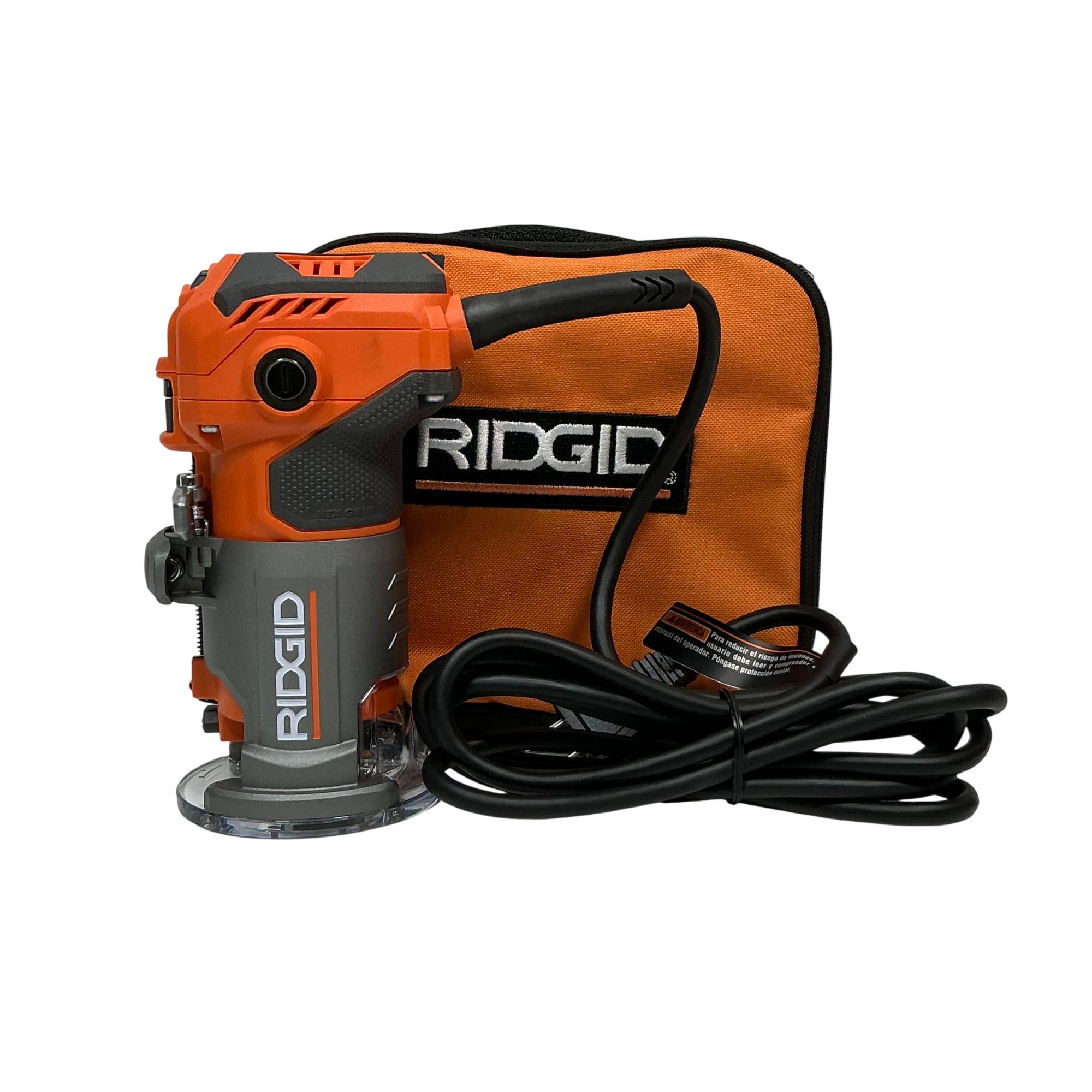 RIDGID R2401 5.5 Amp Compact Fixed-Base Corded Router Corded Router