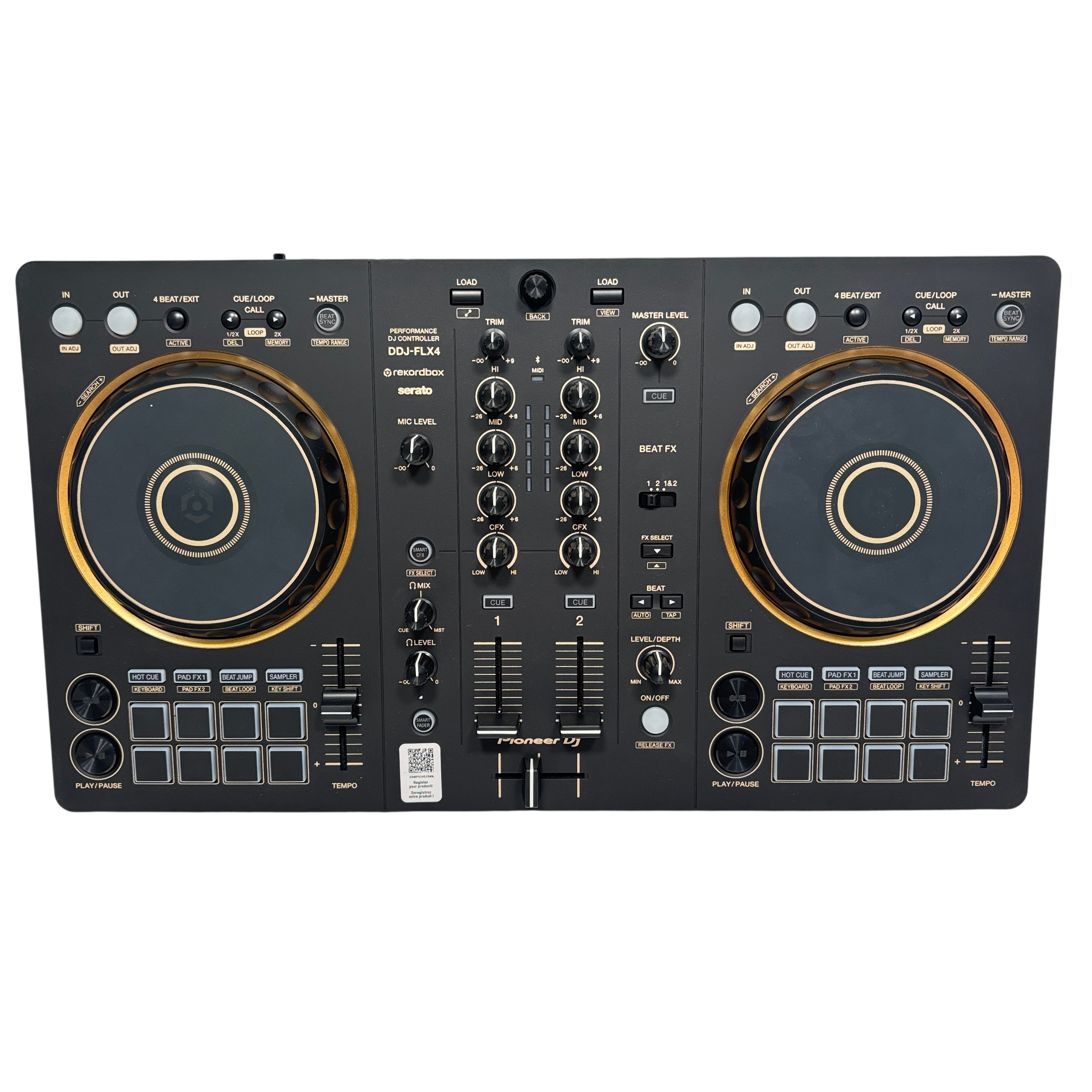 Pioneer DJ DDJ-FLX4-N 2-Channel Desktop Rekordbox/Serato DJ Controller