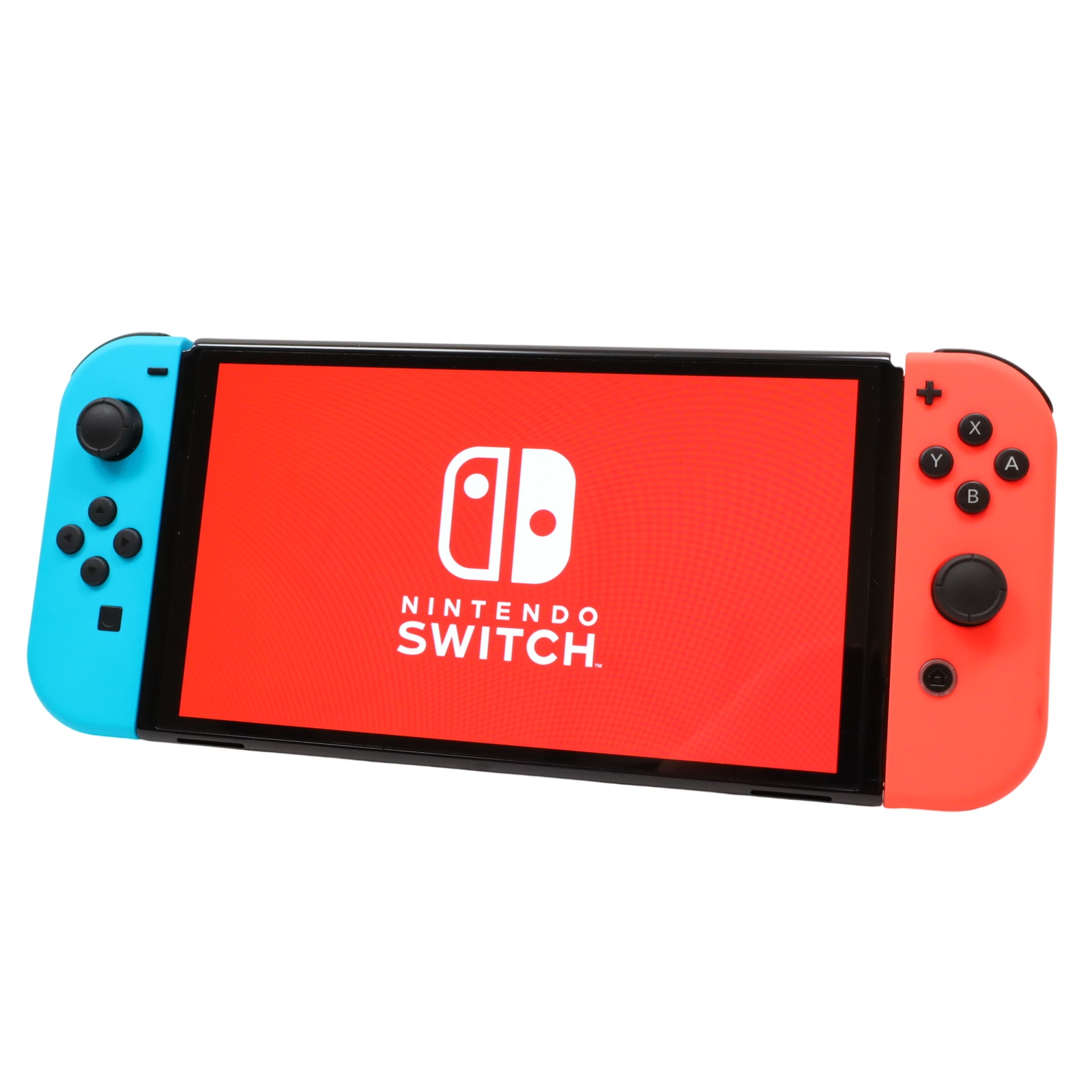 Nintendo Switch OLED HEG-001 64GB Video Game Console - Blue/Red (0164)
