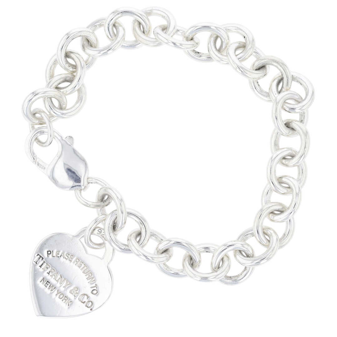 Tiffany ブレスレット Return to Tiffany Heart Tag Cable 7.5