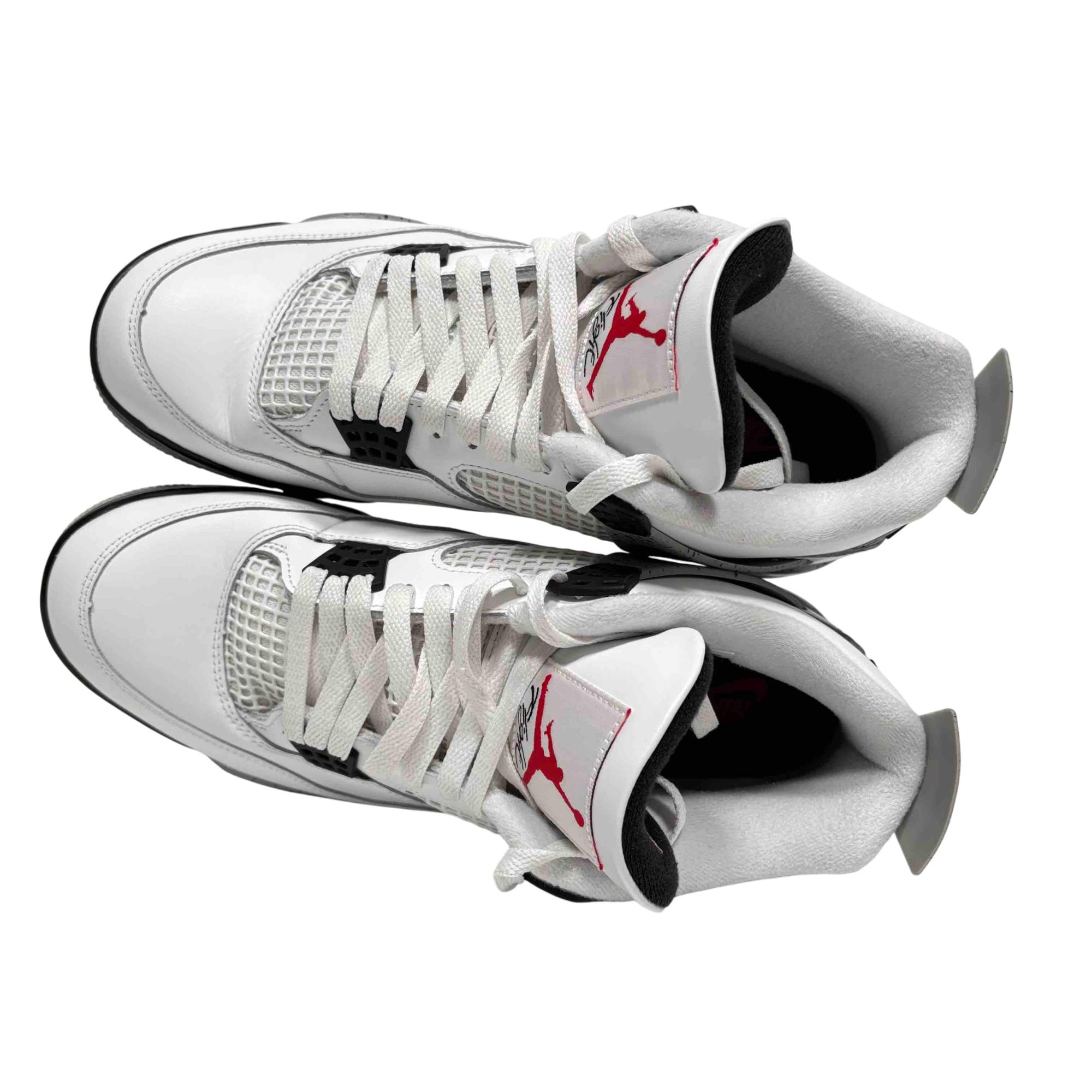 靴 Nike Air Jordan 4 Retro White/Cement Amazon.com | JORDAN AIR JORDAN 4 RETRO WHITE CEMENT | Fashion Sneakers
