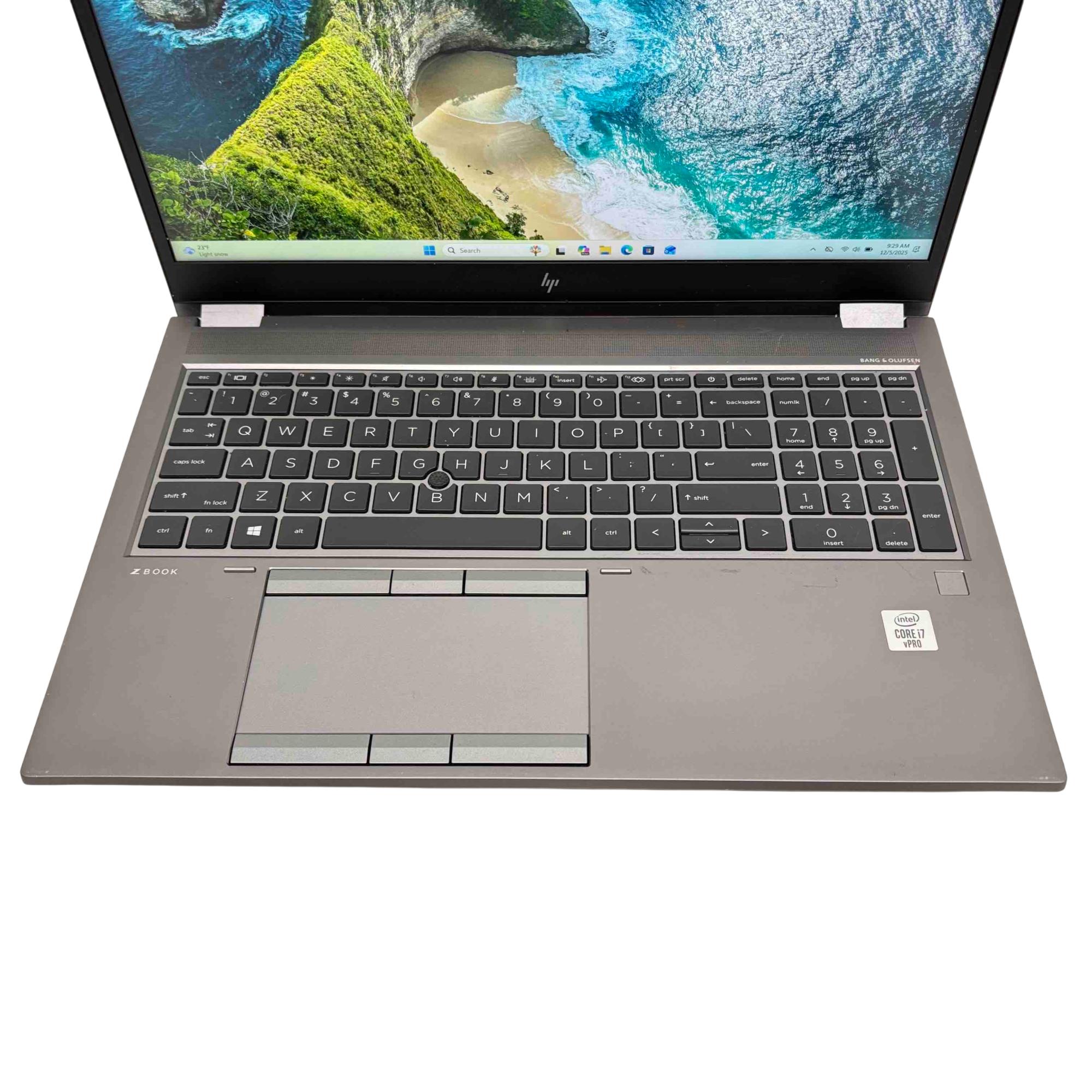 HP ZBook Fury 15 G7 Core i7-10850H Quadro RTX 3000 16GB RAM 512GB