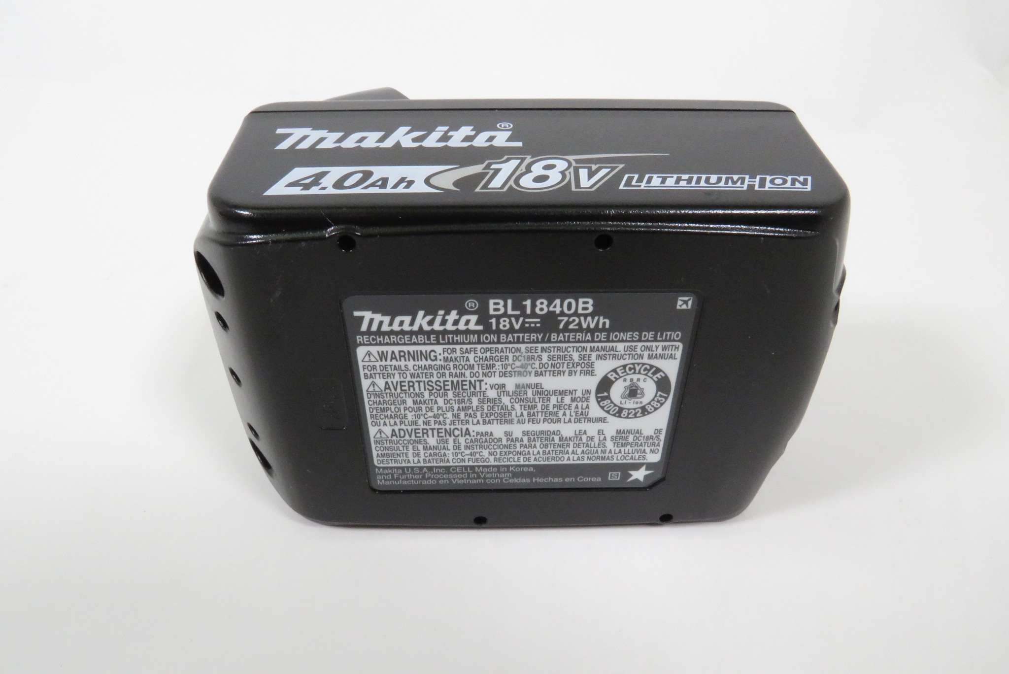 Makita BL1840B 18V 4.0Ah Lithium-Ion Battery W/Charger