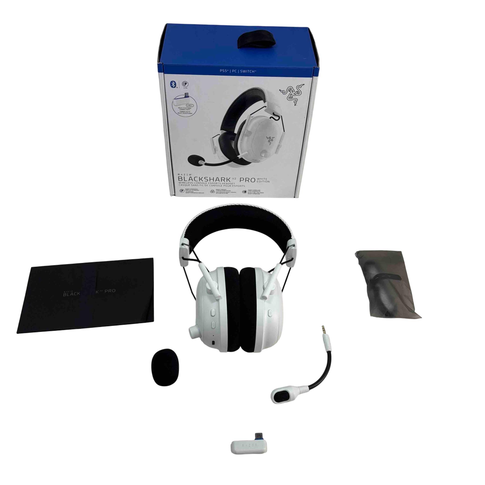 Razer RZ04-0453 BlackShark V2 Pro White Edition Wireless Console