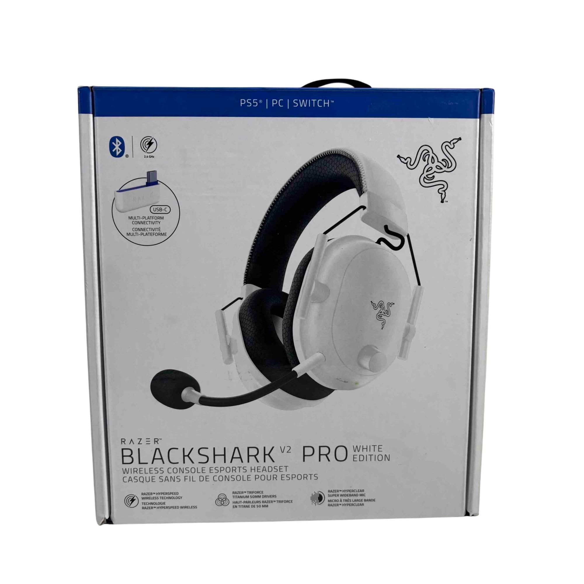 Razer RZ04-0453 BlackShark V2 Pro White Edition Wireless Console
