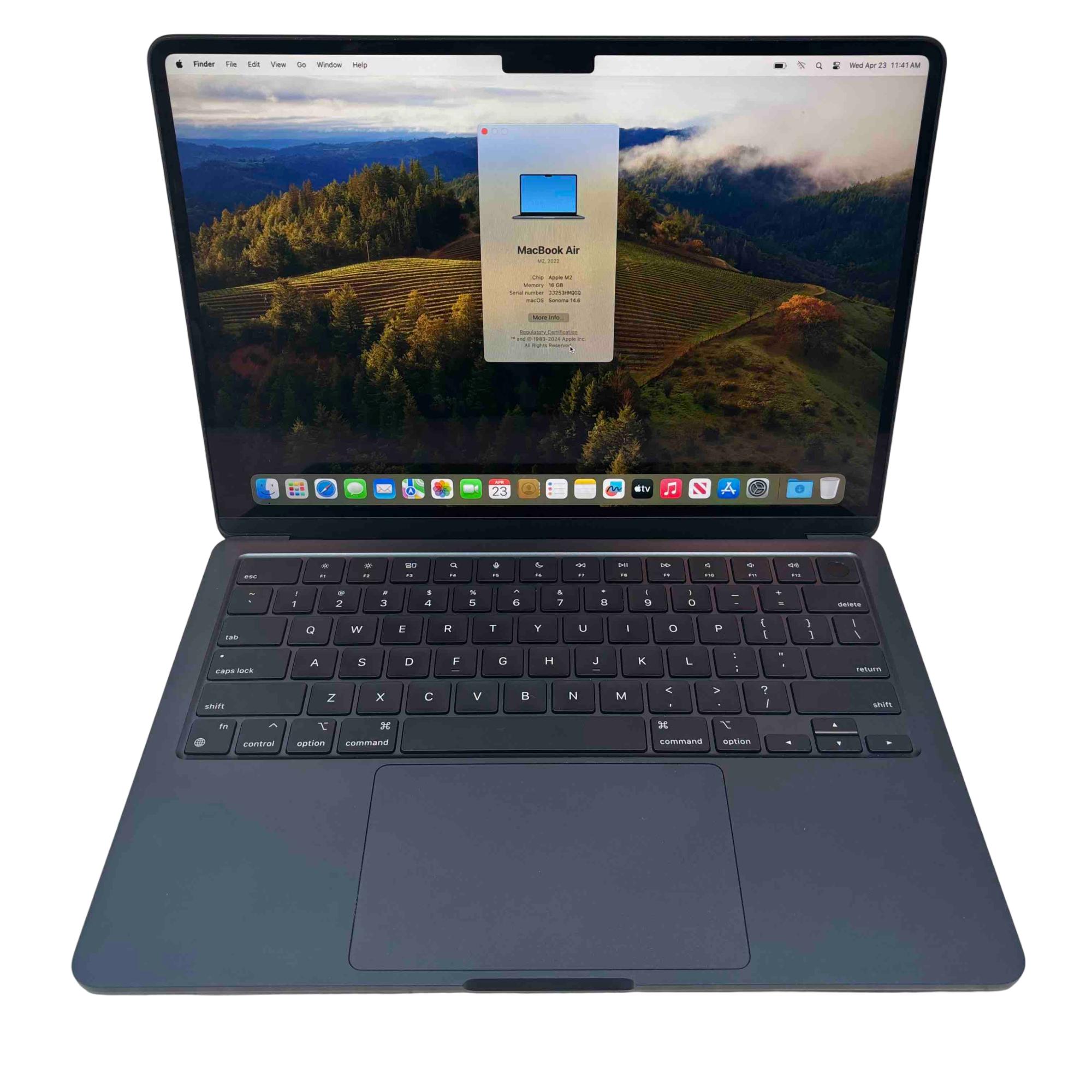 Apple MacBook Air 2022 MC7X4LL/A Apple M2 3.49GHz 16GB RAM Apple MacBook Air 2022 MC7X4LL/A Apple M2 3.49GHz 16GB RAM