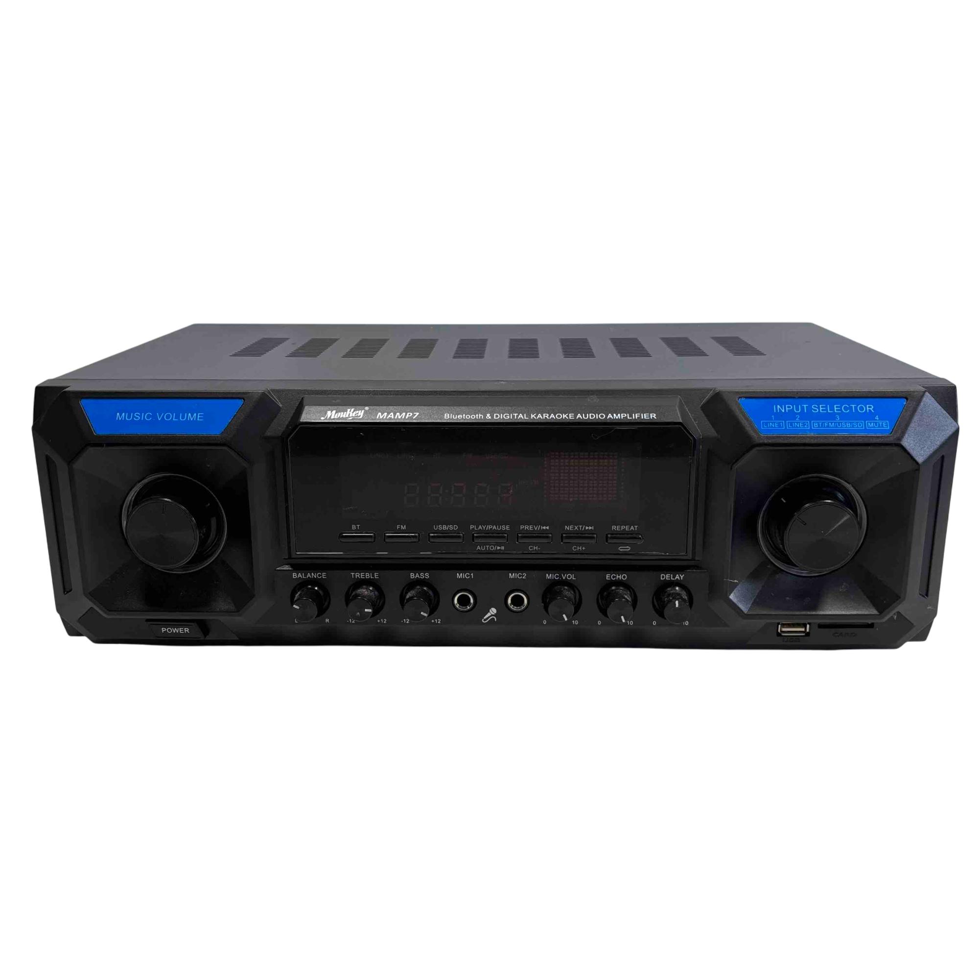 MouKey MAMP7 330W Bluetooth & Digital Karaoke Audio Power Amplifier