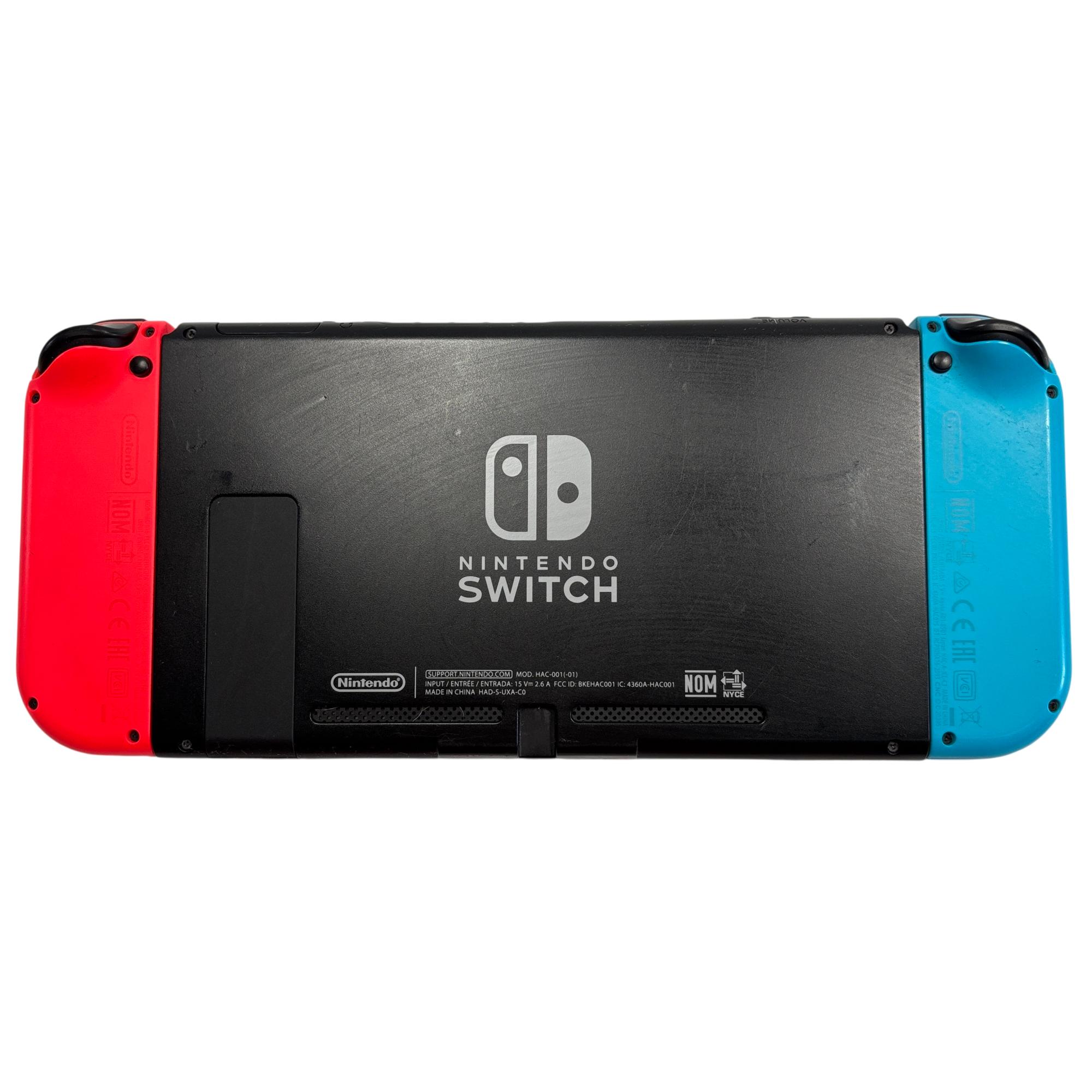 Nintendo Switch HAC-001(-01) 32GB Neon Red/Neon Blue Game Console 4905