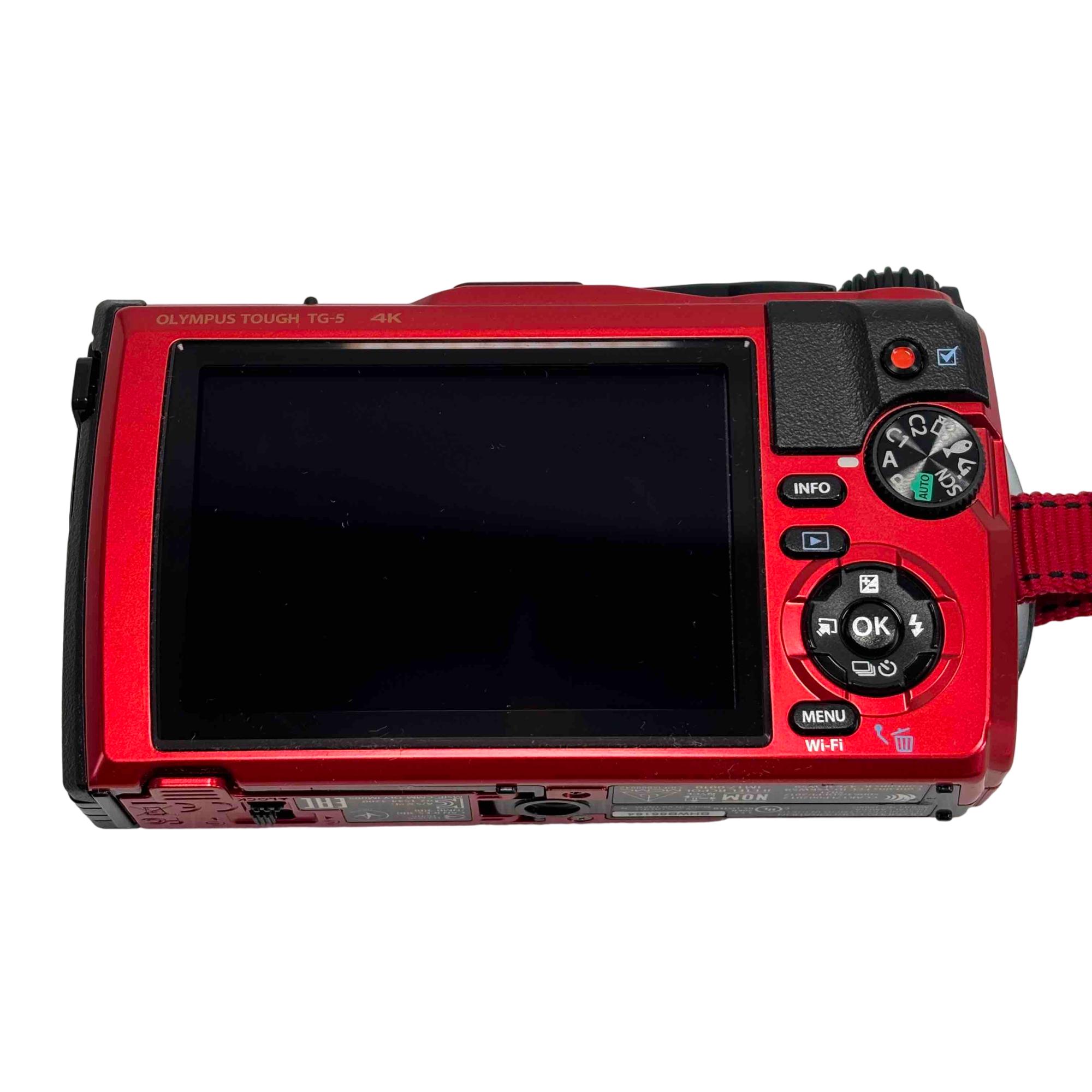 Olympus Tough TG-5 IM005 Red 4K 12MP Waterproof Digital Camera 5072