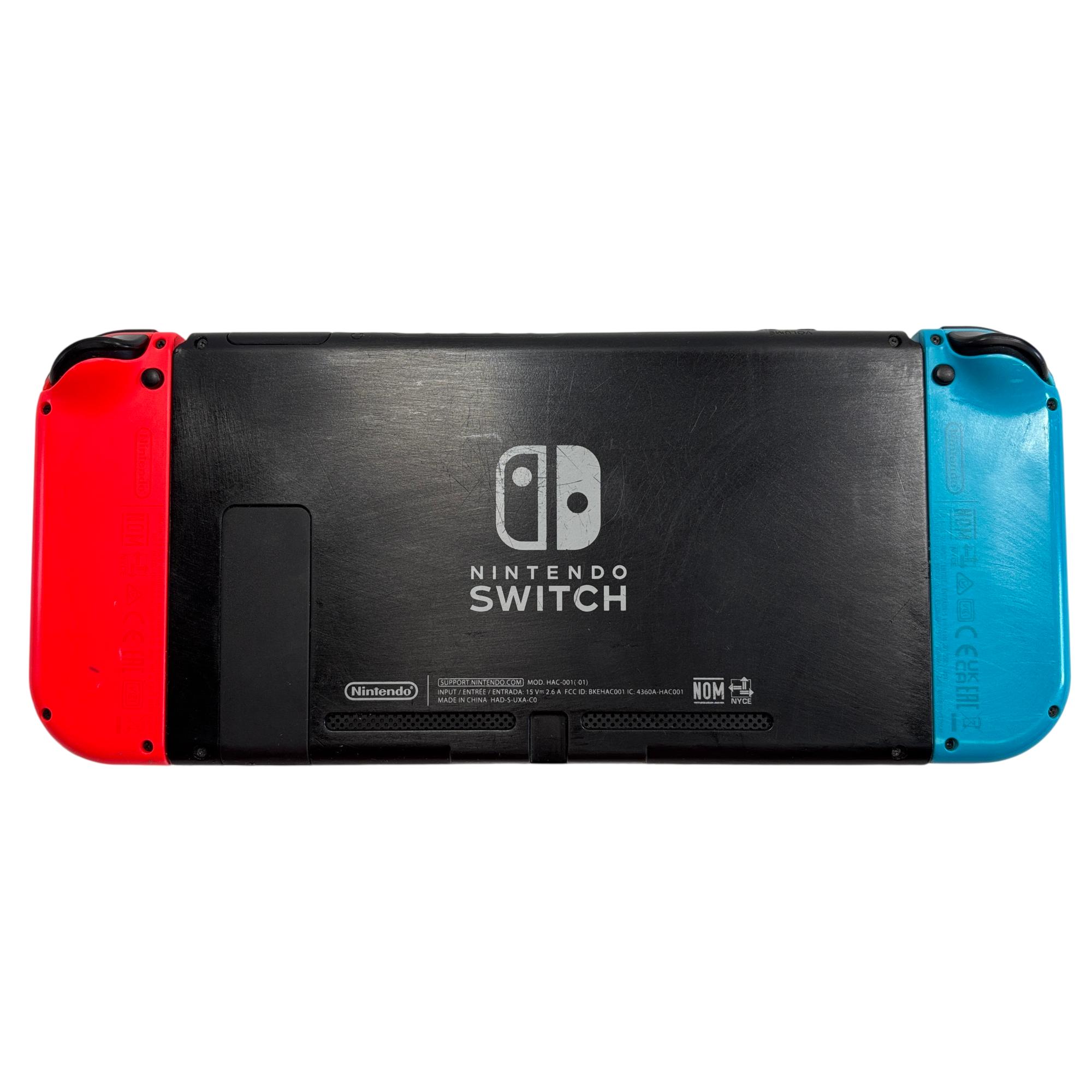 Nintendo Switch HAC-001(-01) 32GB Neon Red/Neon Blue Game Console 5628