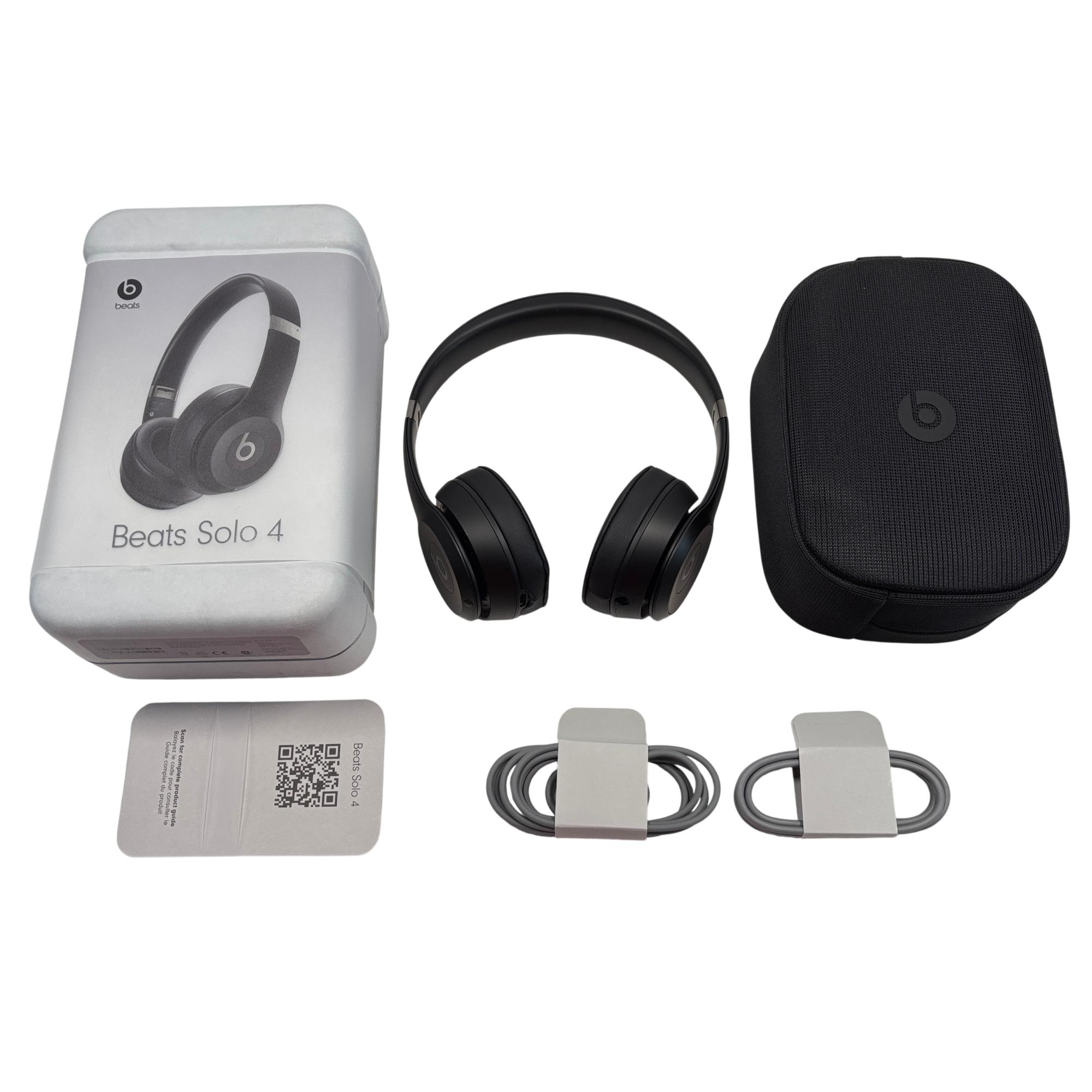 Beats Solo 4 MUW23LL/A Wireless Matte Black On-Ear Headphones - 6043