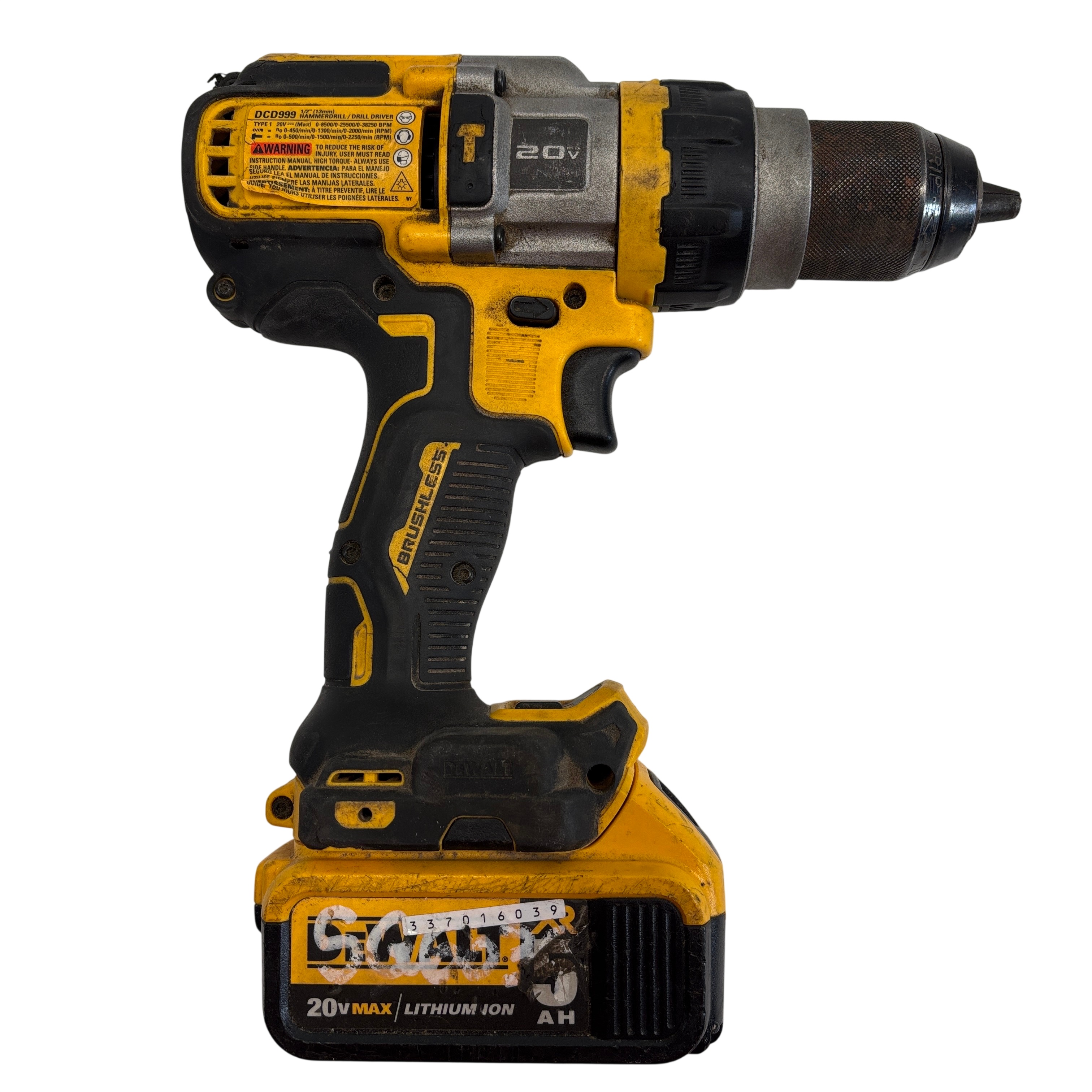 DeWalt DCD999 20V MAX Brushless Cordless 1/2