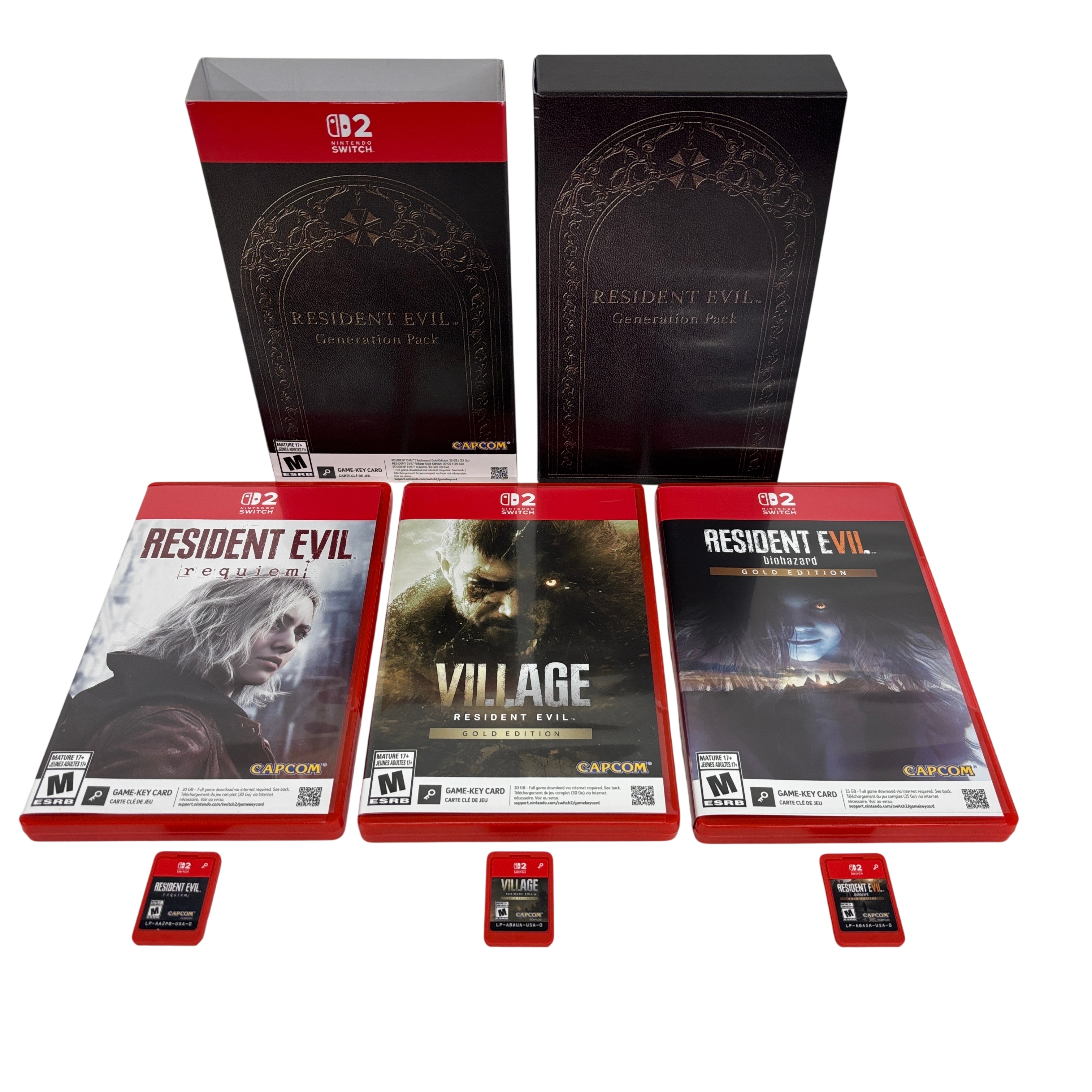 【新品／北米版】RESIDENT EVIL GENERATION PACK Capcom Resident Evil Generation Pack Nintendo Switch 2 Game-Key