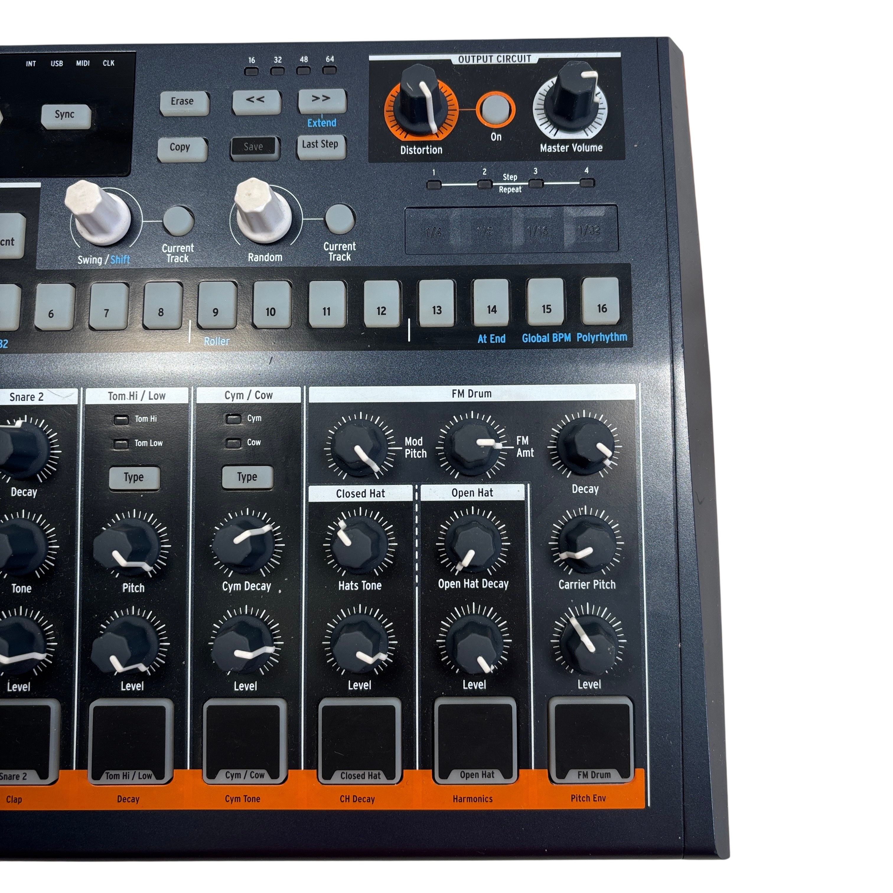 Arturia DrumBrute Impact Analog Drum Machine Synthesizer