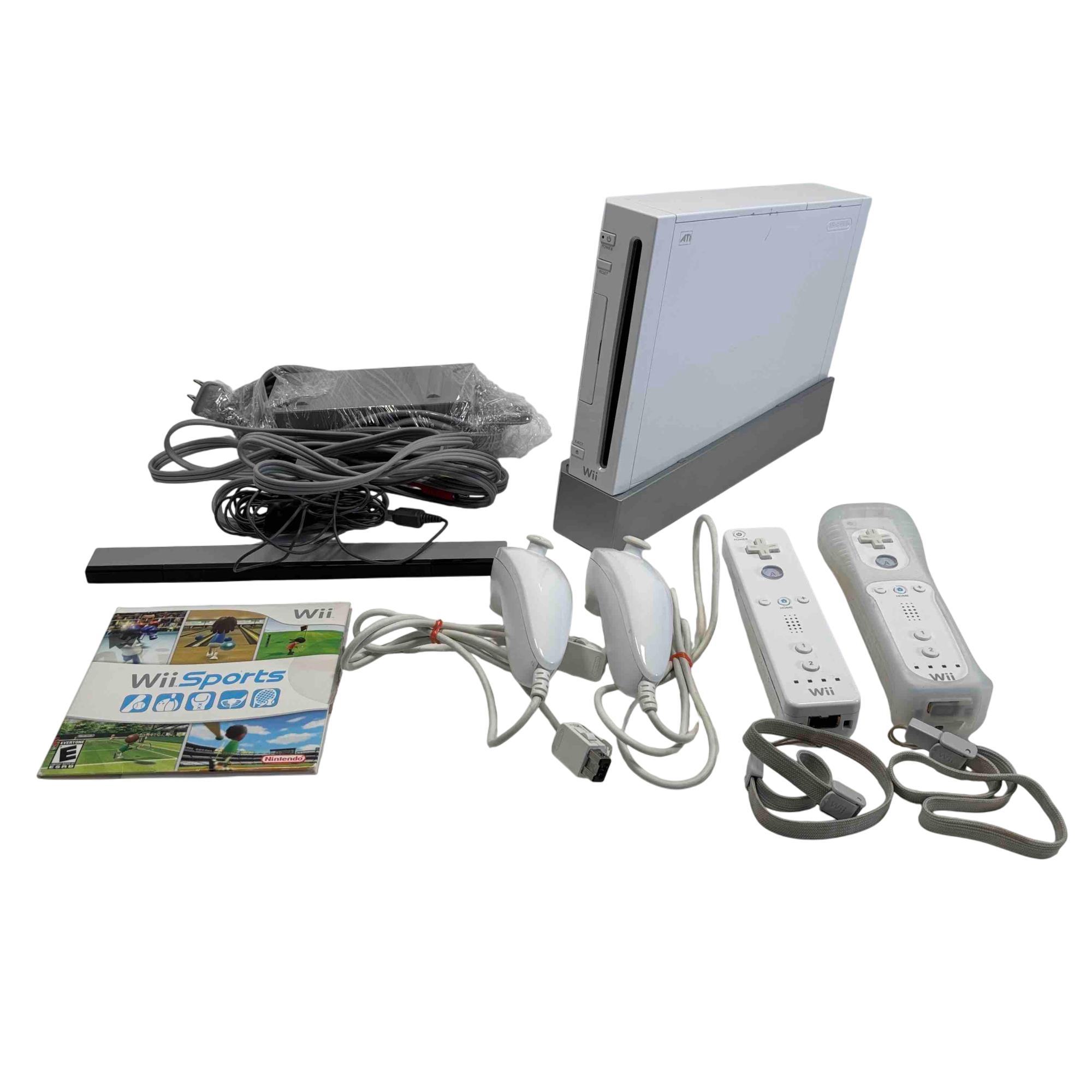 Nintendo Wii RVL-001(USA) White 512MB Video Game Console 0551