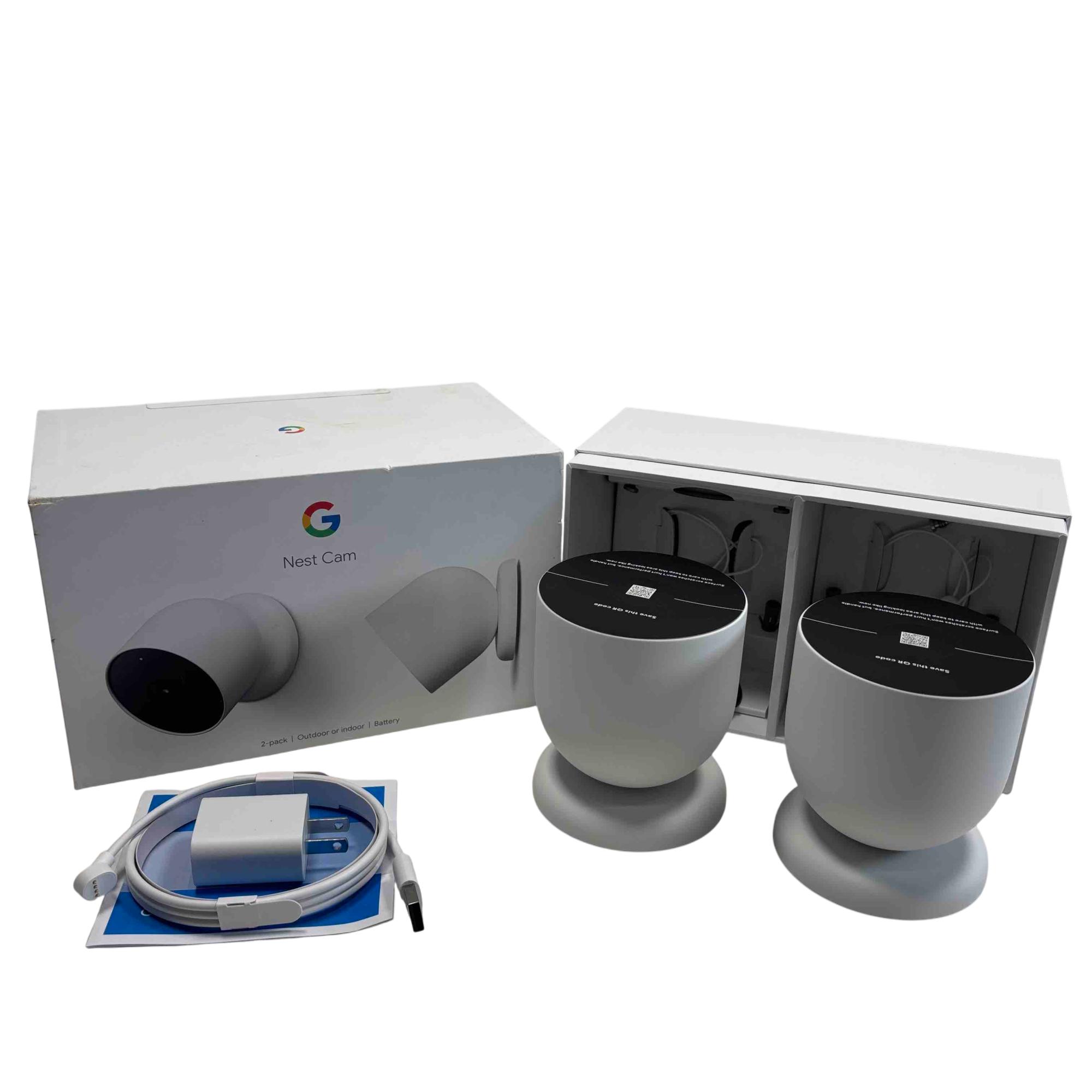 Google Nest Cam G3AL9 バッテリー式 2個セット Google Nest Cam G3AL9 バッテリー式 防塵防滴ケーブルセット