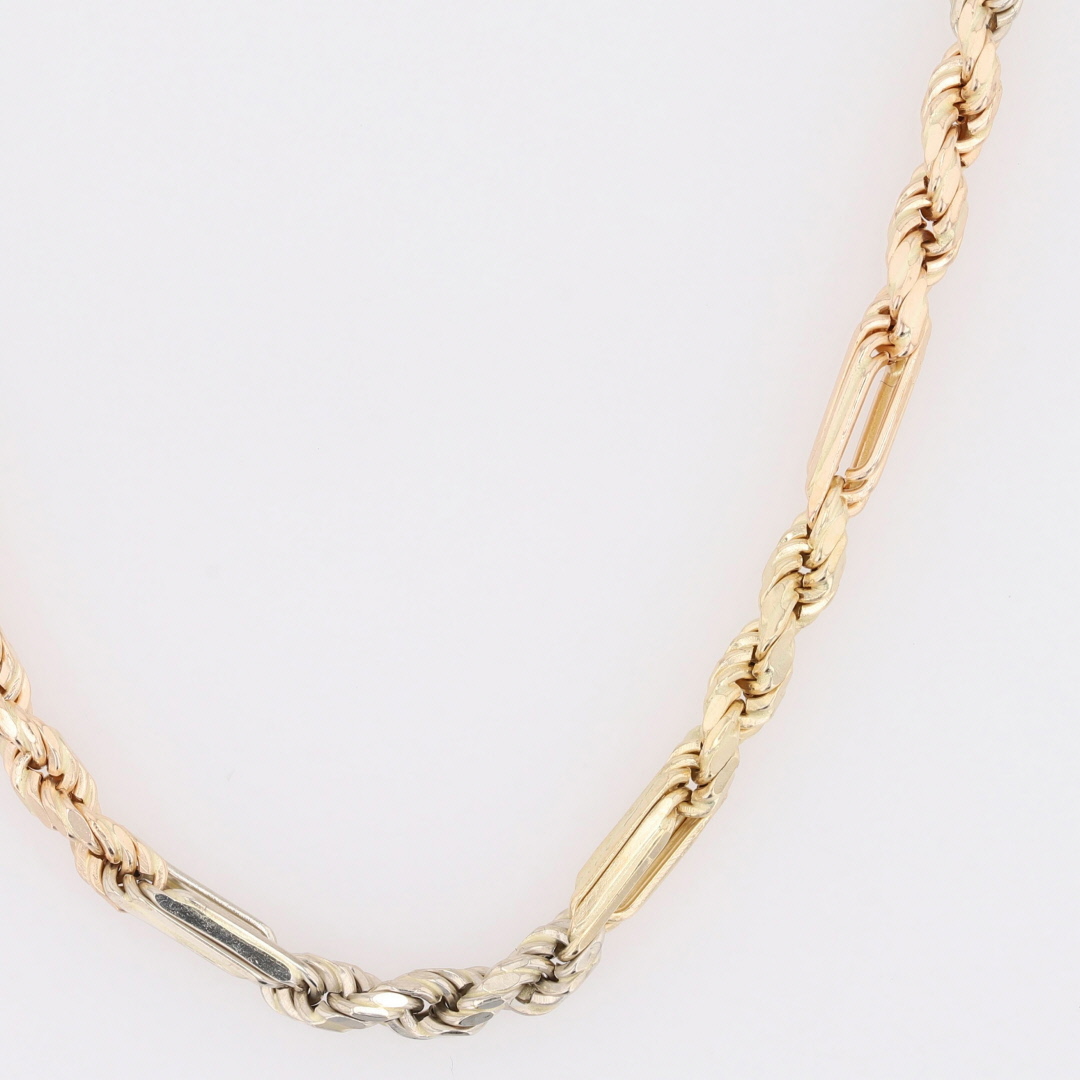Custom Rope Link Chain 3mm Fancy Rope Link Chain 24