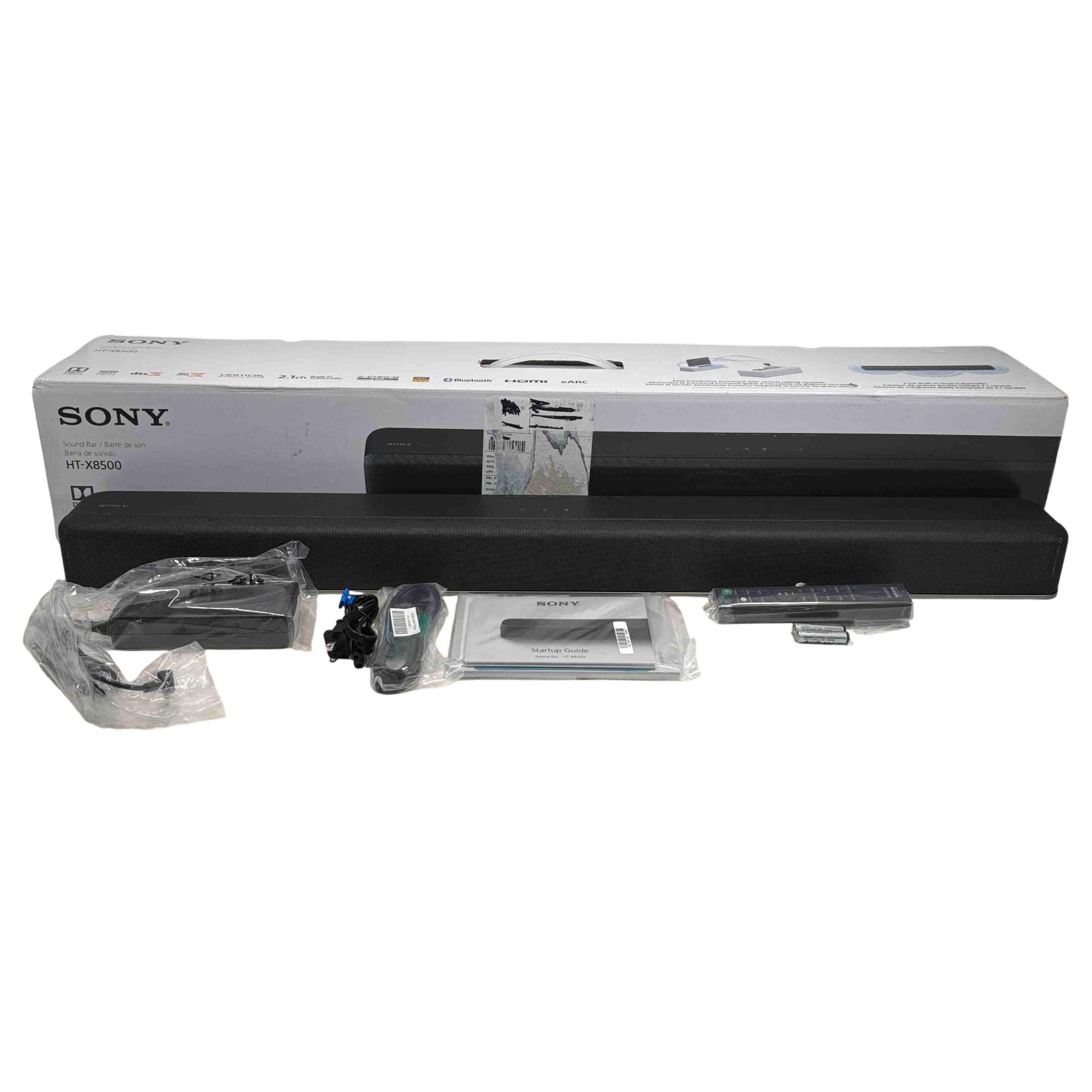 Sony HT-X8500 Dolby Atmos/DTS:X Black Soundbar Local